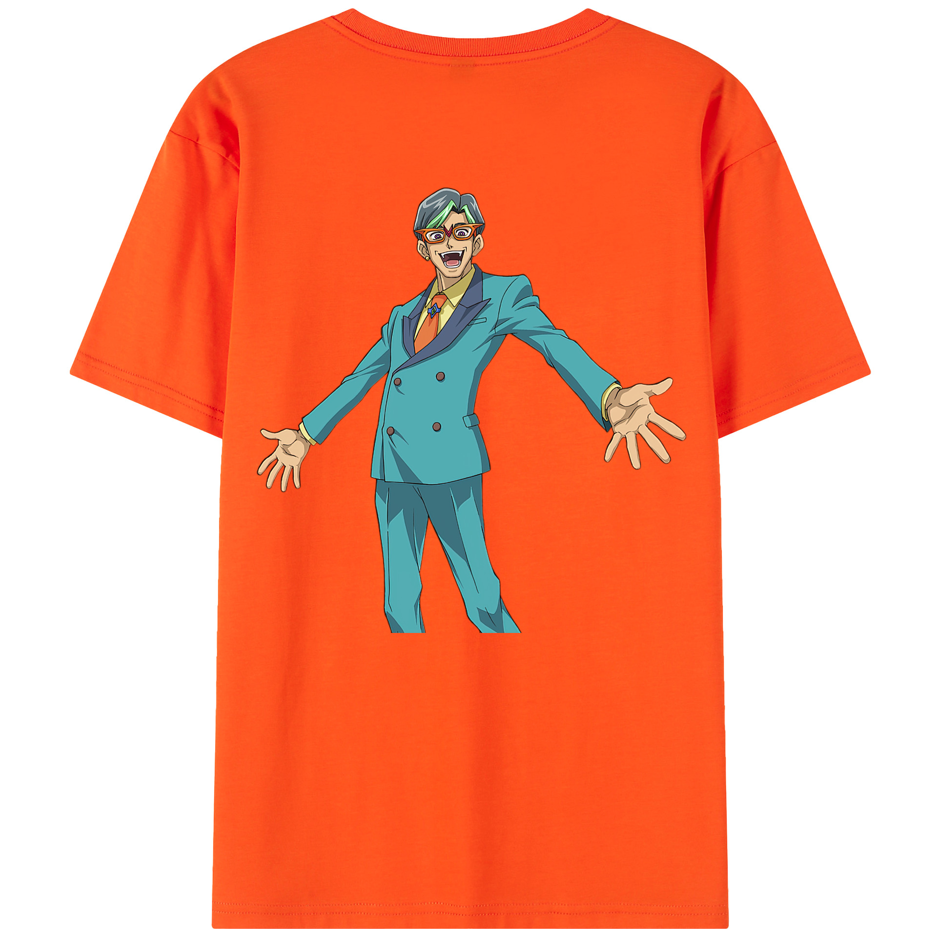 （画像用） 遊☆戯☆王 Yu-Gi-Oh! 綿100％半袖Tシャツ（背面プリント）
