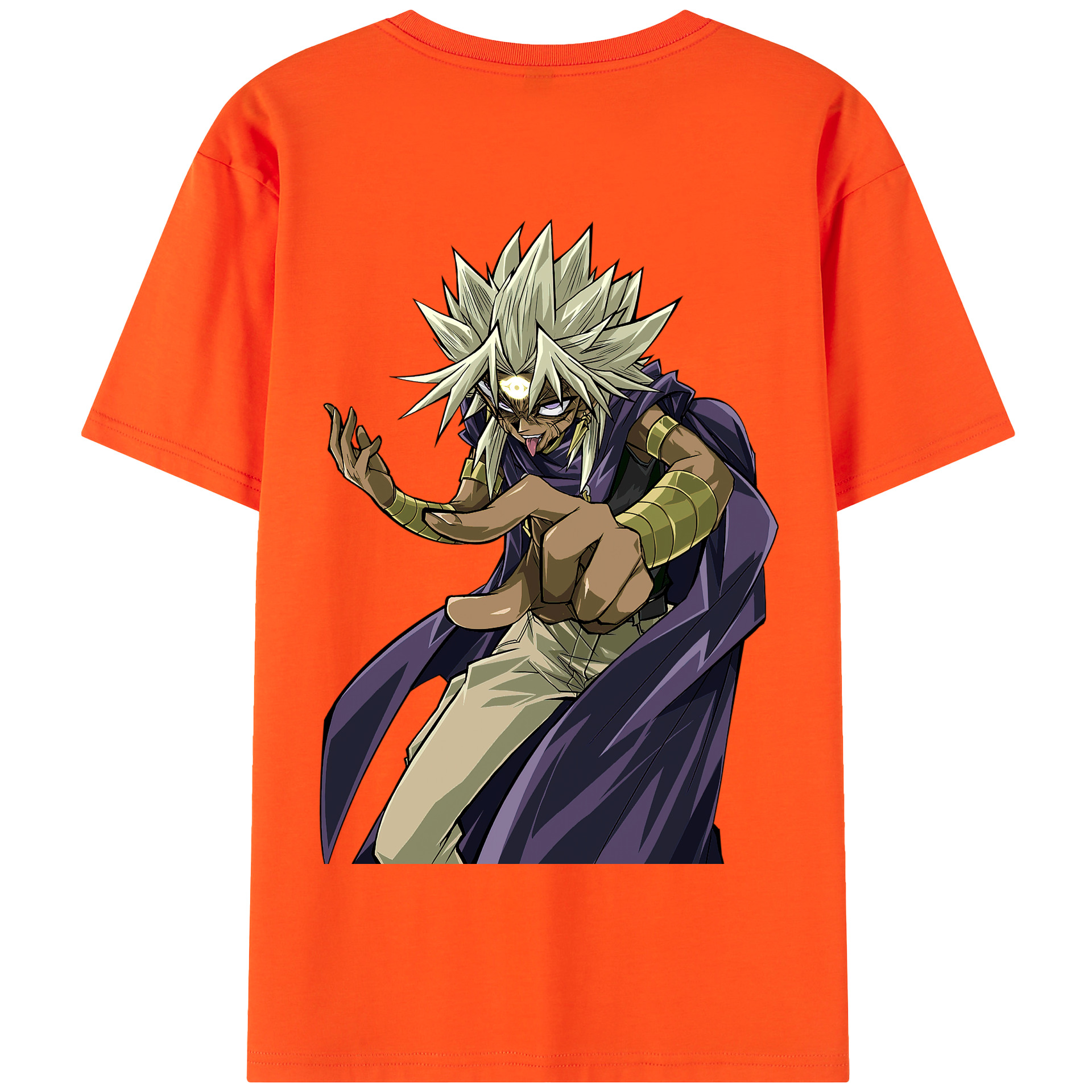 （画像用） 遊☆戯☆王 Yu-Gi-Oh! 綿100％半袖Tシャツ（背面プリント）