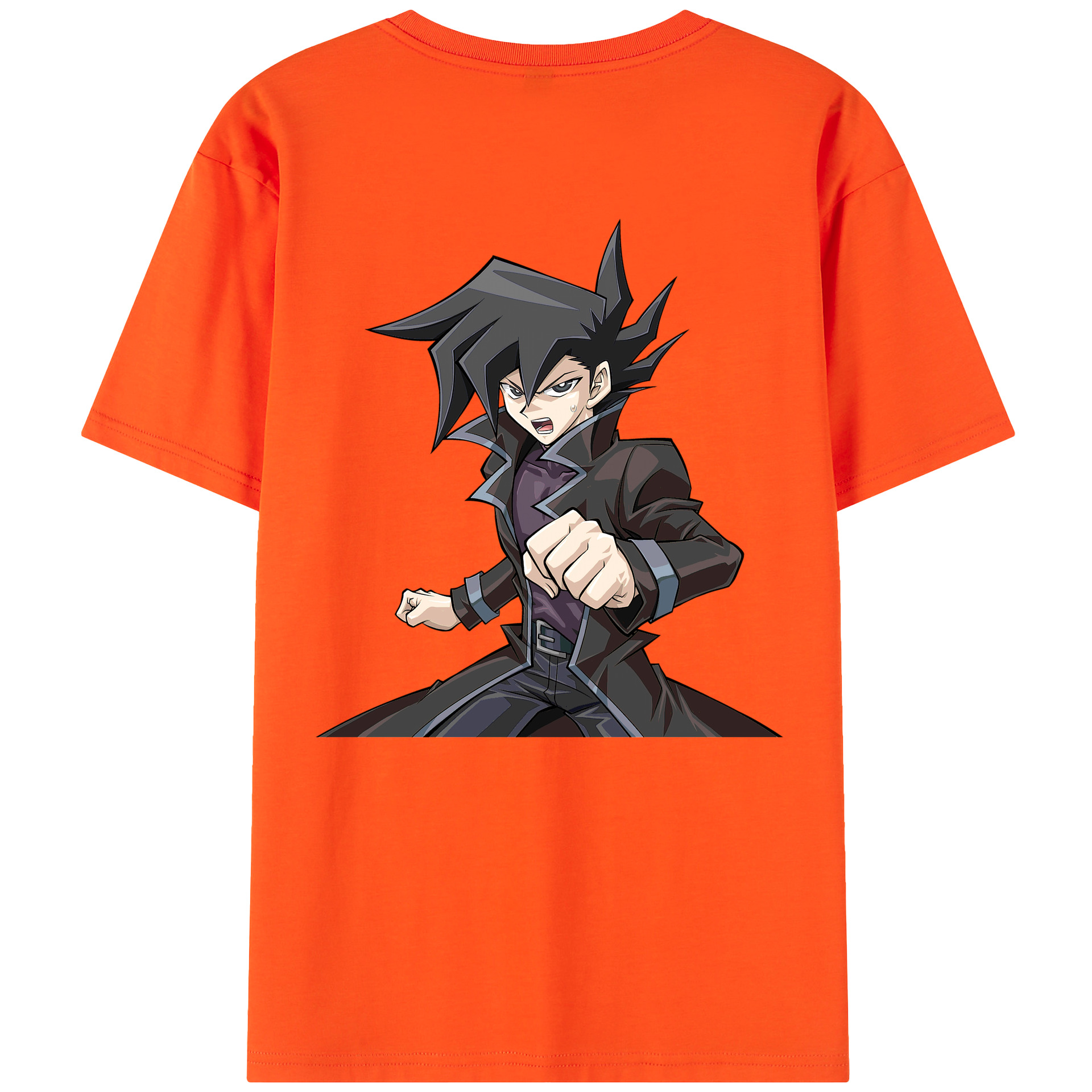 （画像用） 遊☆戯☆王 Yu-Gi-Oh! 綿100％半袖Tシャツ（背面プリント）