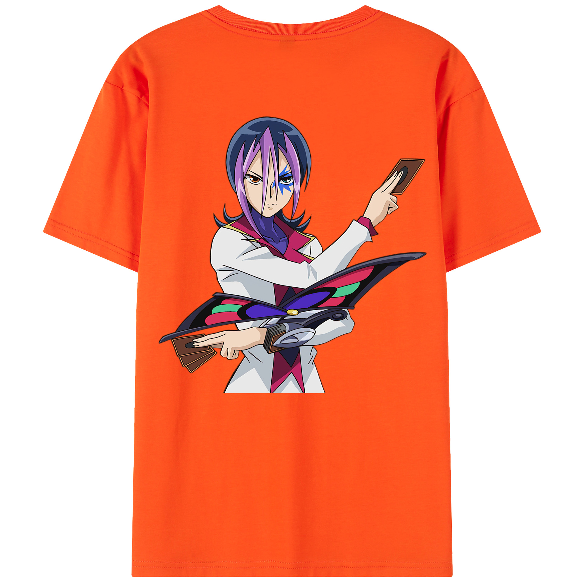 （画像用） 遊☆戯☆王 Yu-Gi-Oh! 綿100％半袖Tシャツ（背面プリント）