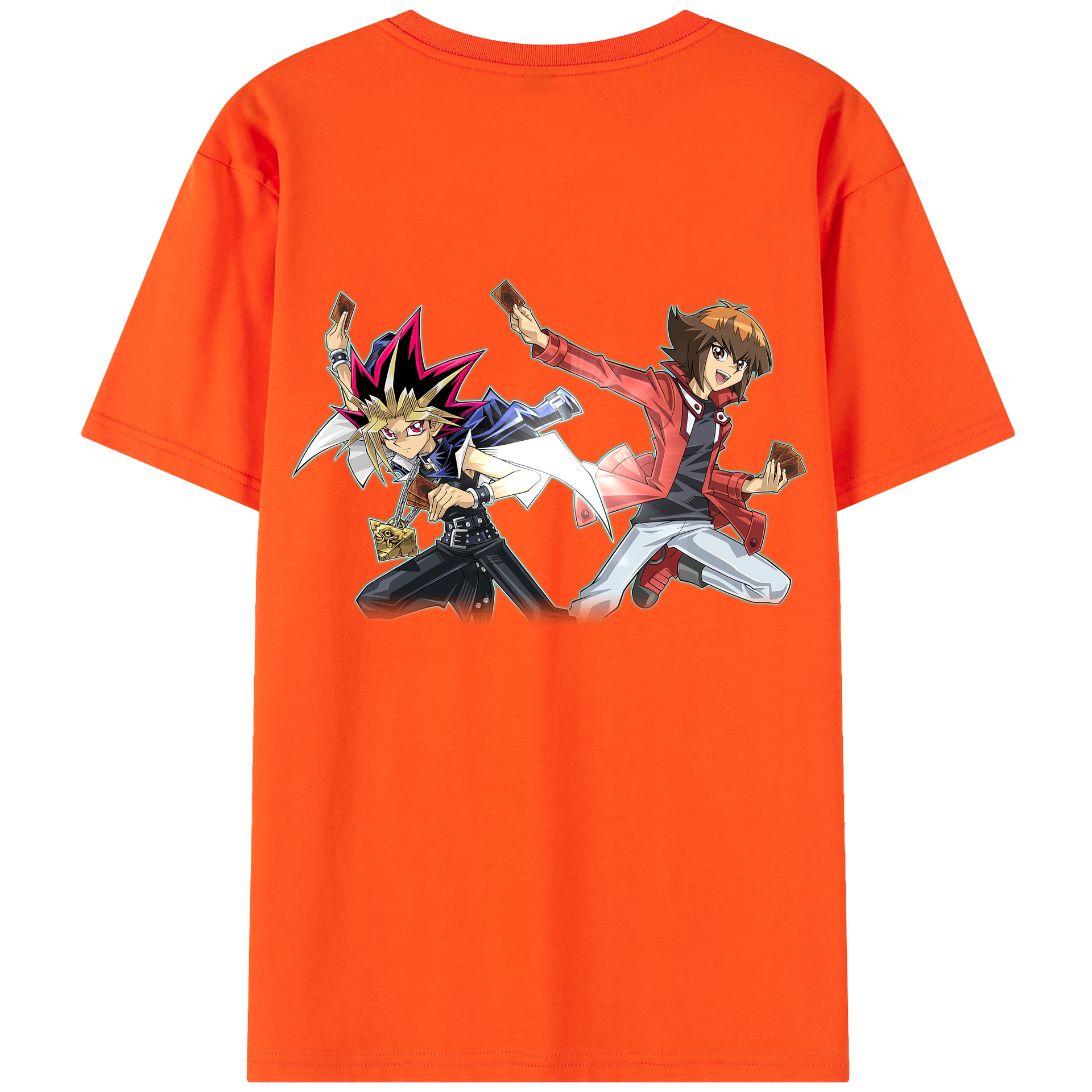 （画像用） 遊☆戯☆王 Yu-Gi-Oh! 綿100％半袖Tシャツ（背面プリント）