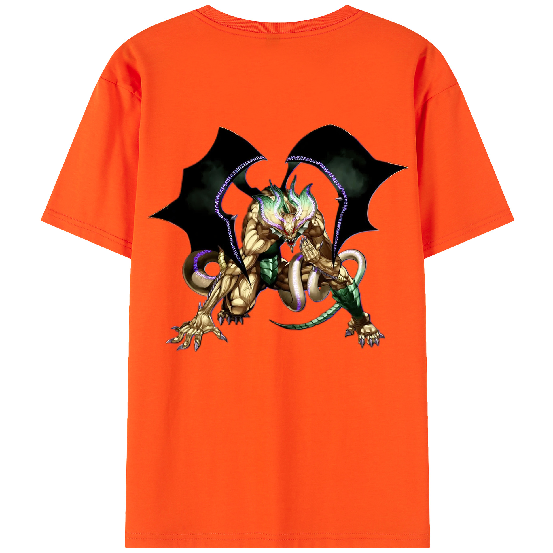 （画像用） 遊☆戯☆王 Yu-Gi-Oh! 綿100％半袖Tシャツ（背面プリント）