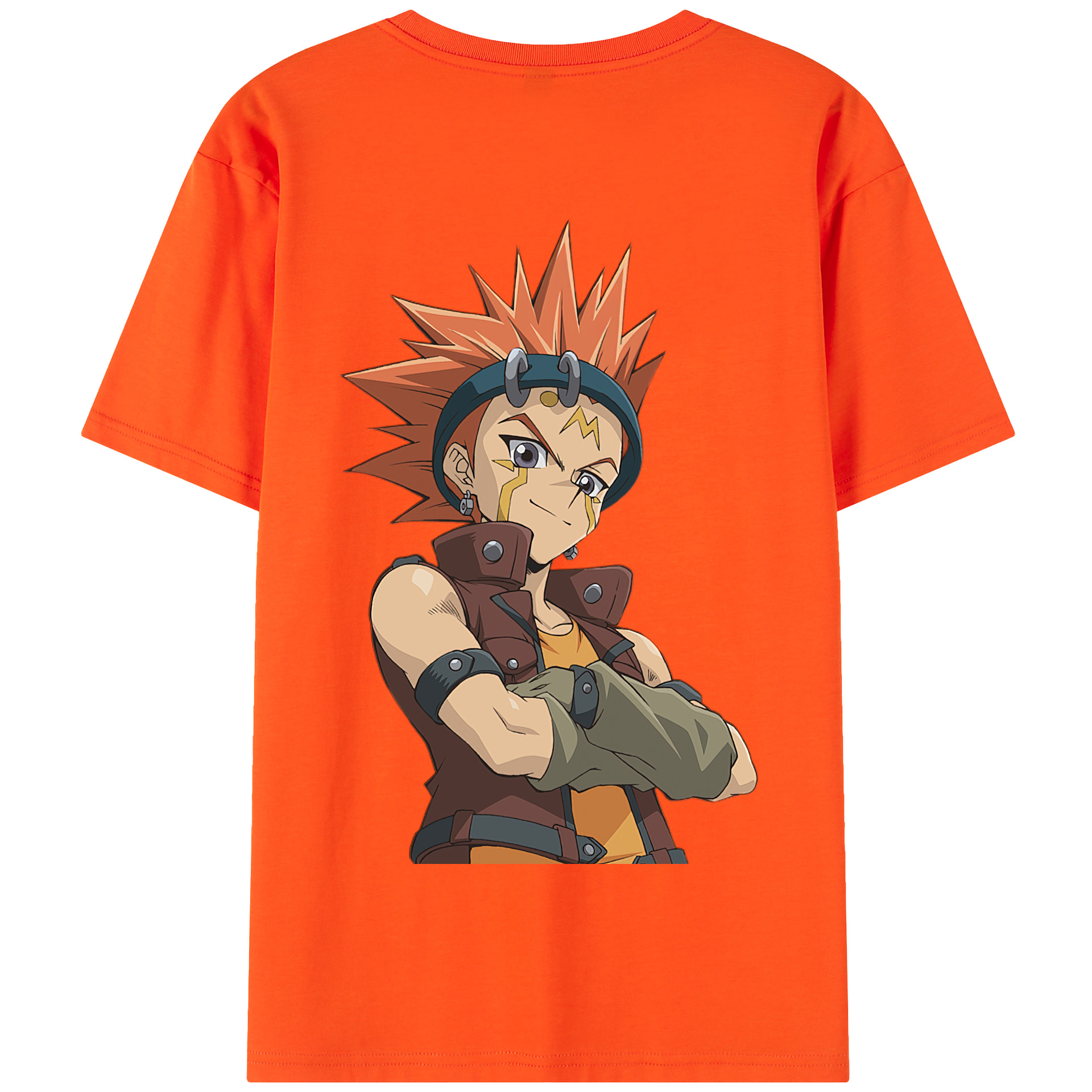 （画像用） 遊☆戯☆王 Yu-Gi-Oh! 綿100％半袖Tシャツ（背面プリント）