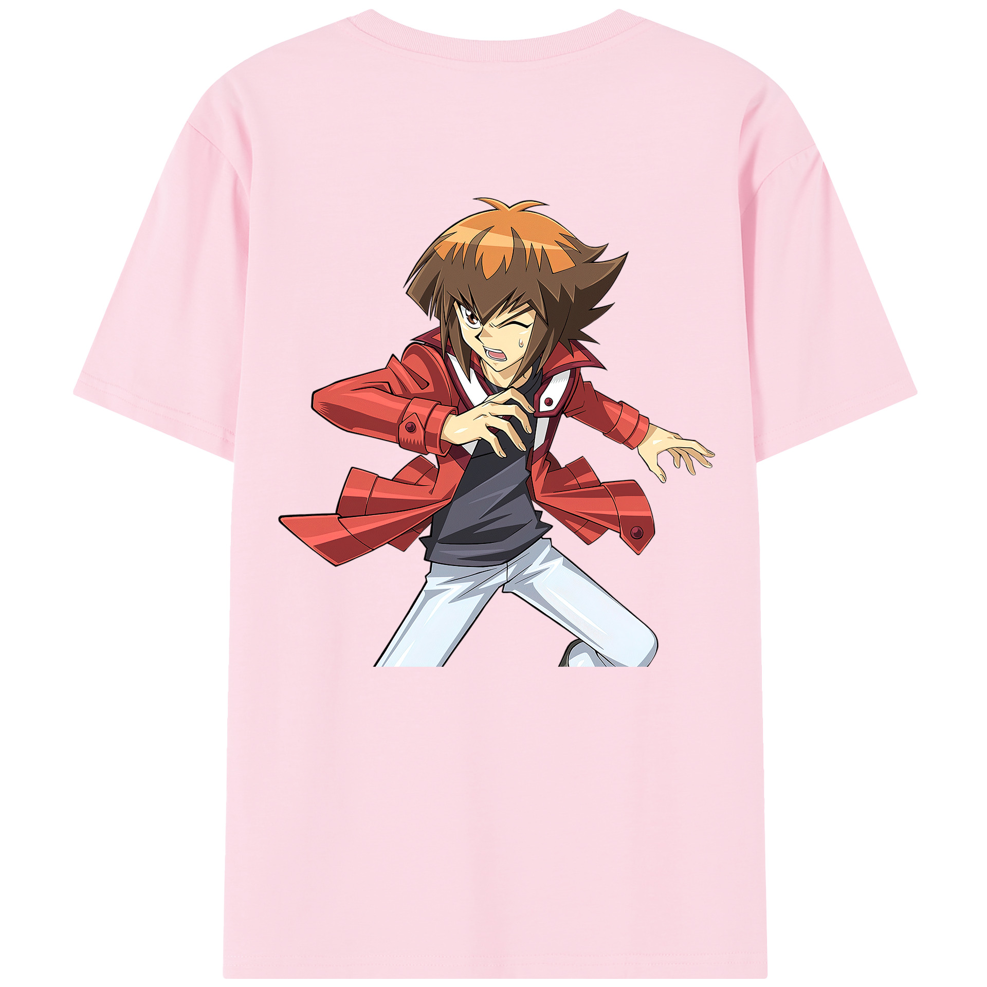 （画像用） 遊☆戯☆王 Yu-Gi-Oh! 綿100％半袖Tシャツ（背面プリント）