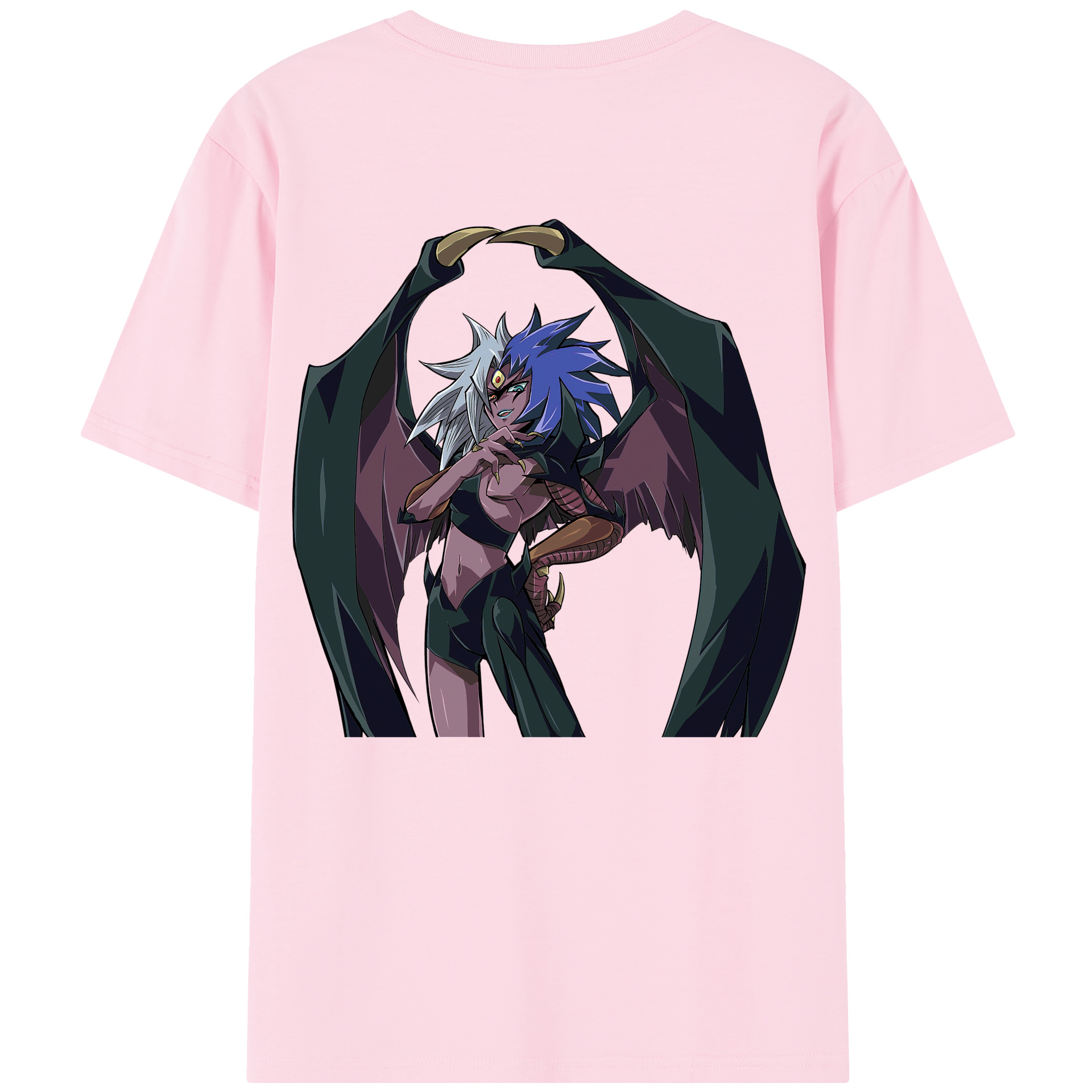 （画像用） 遊☆戯☆王 Yu-Gi-Oh! 綿100％半袖Tシャツ（背面プリント）