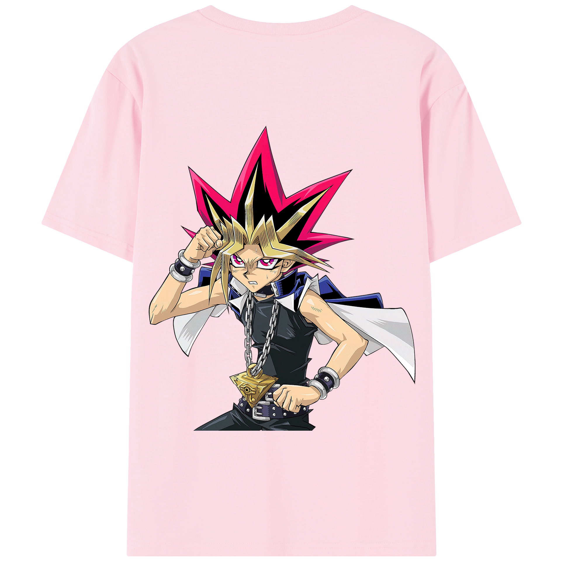 （画像用） 遊☆戯☆王 Yu-Gi-Oh! 綿100％半袖Tシャツ（背面プリント）
