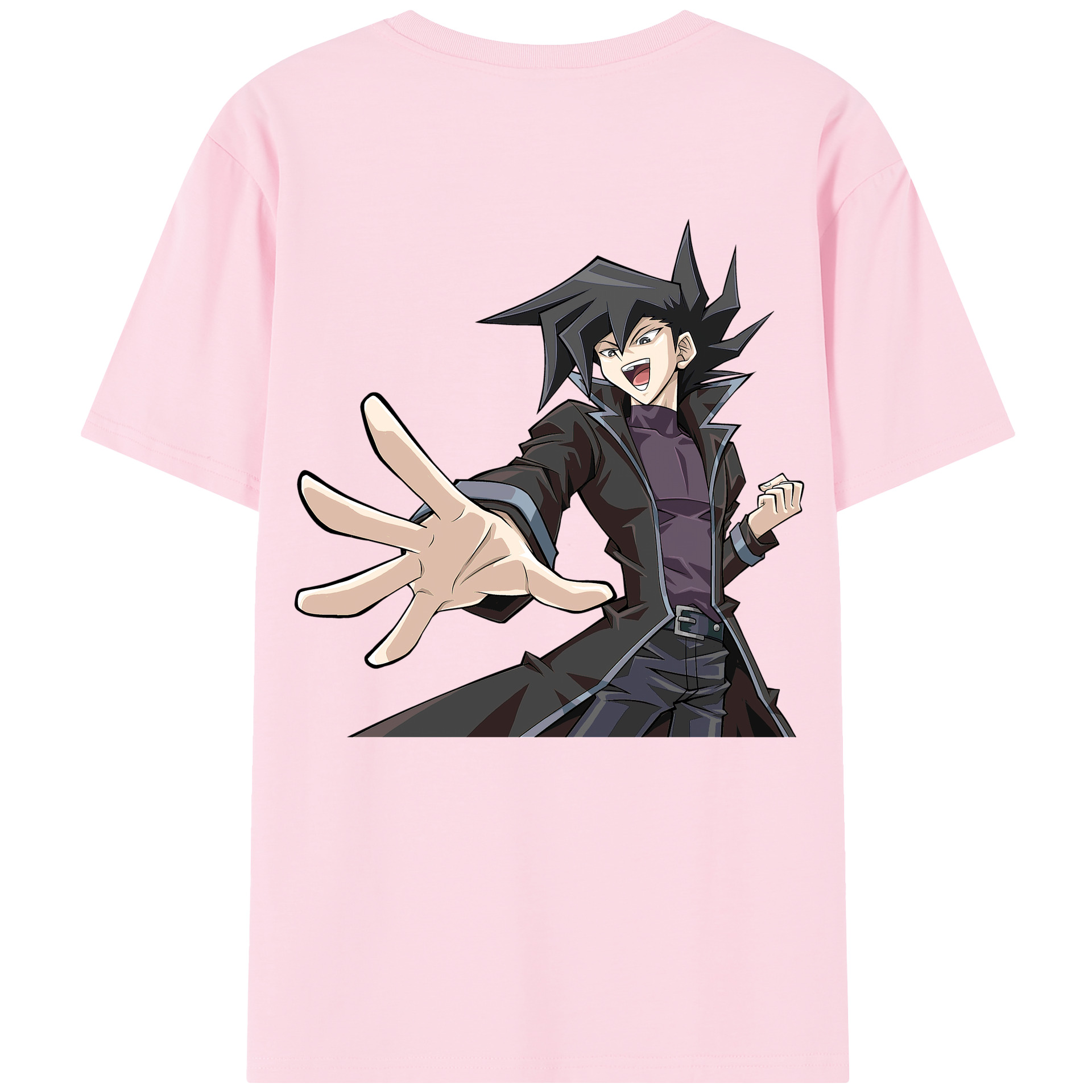 （画像用） 遊☆戯☆王 Yu-Gi-Oh! 綿100％半袖Tシャツ（背面プリント）