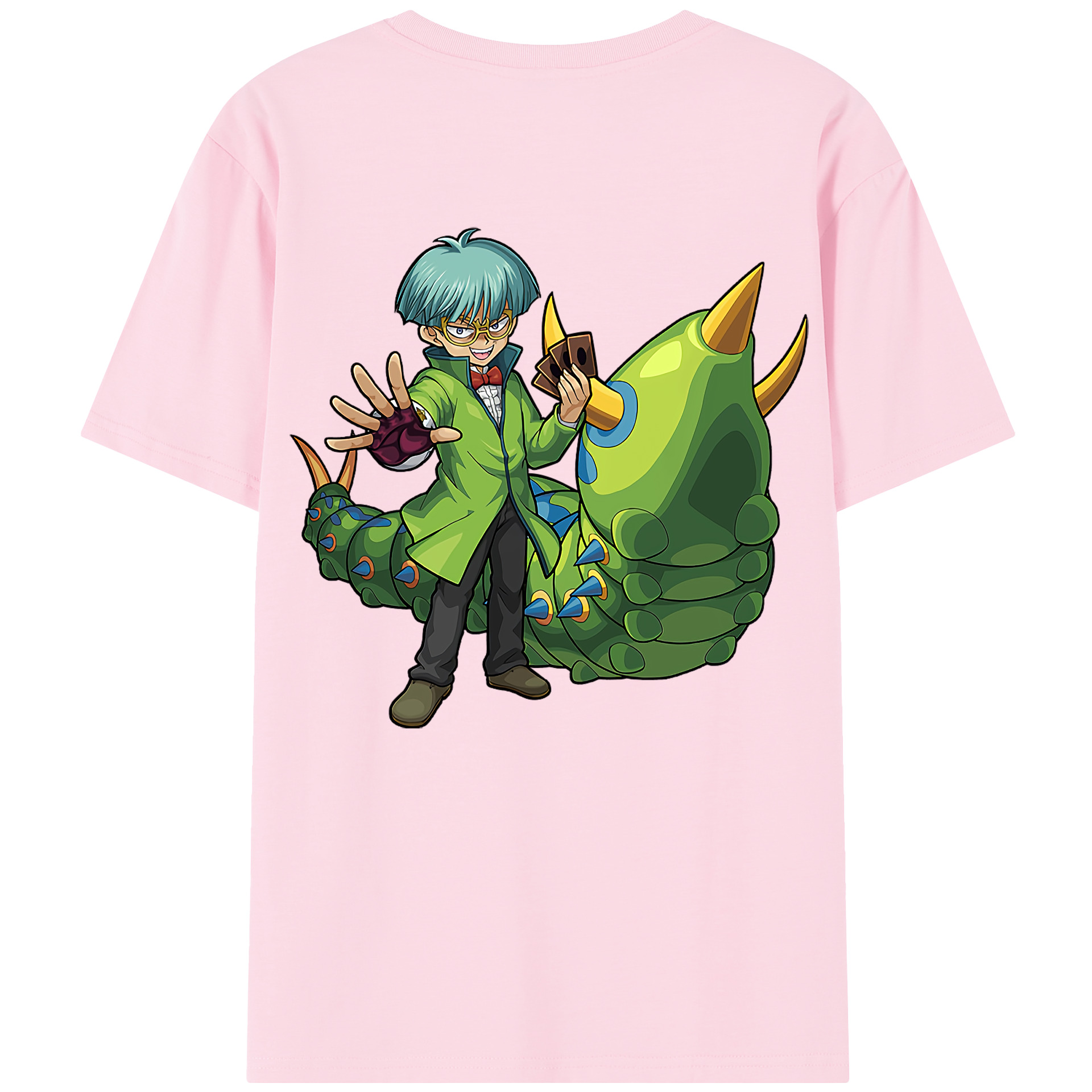 （画像用） 遊☆戯☆王 Yu-Gi-Oh! 綿100％半袖Tシャツ（背面プリント）