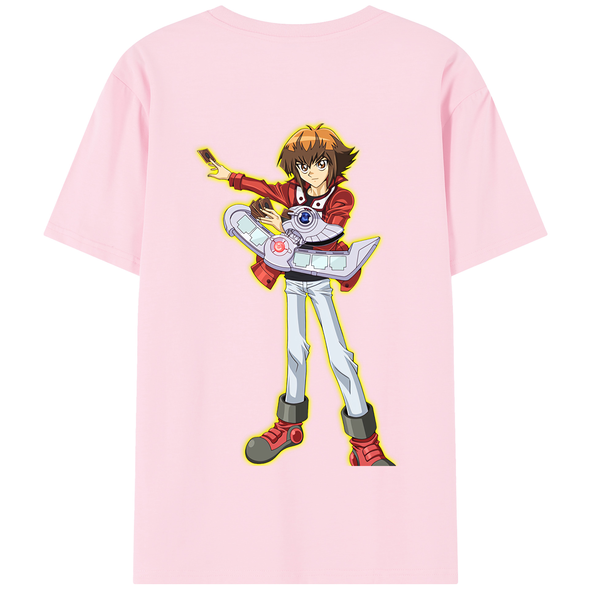 （画像用） 遊☆戯☆王 Yu-Gi-Oh! 綿100％半袖Tシャツ（背面プリント）
