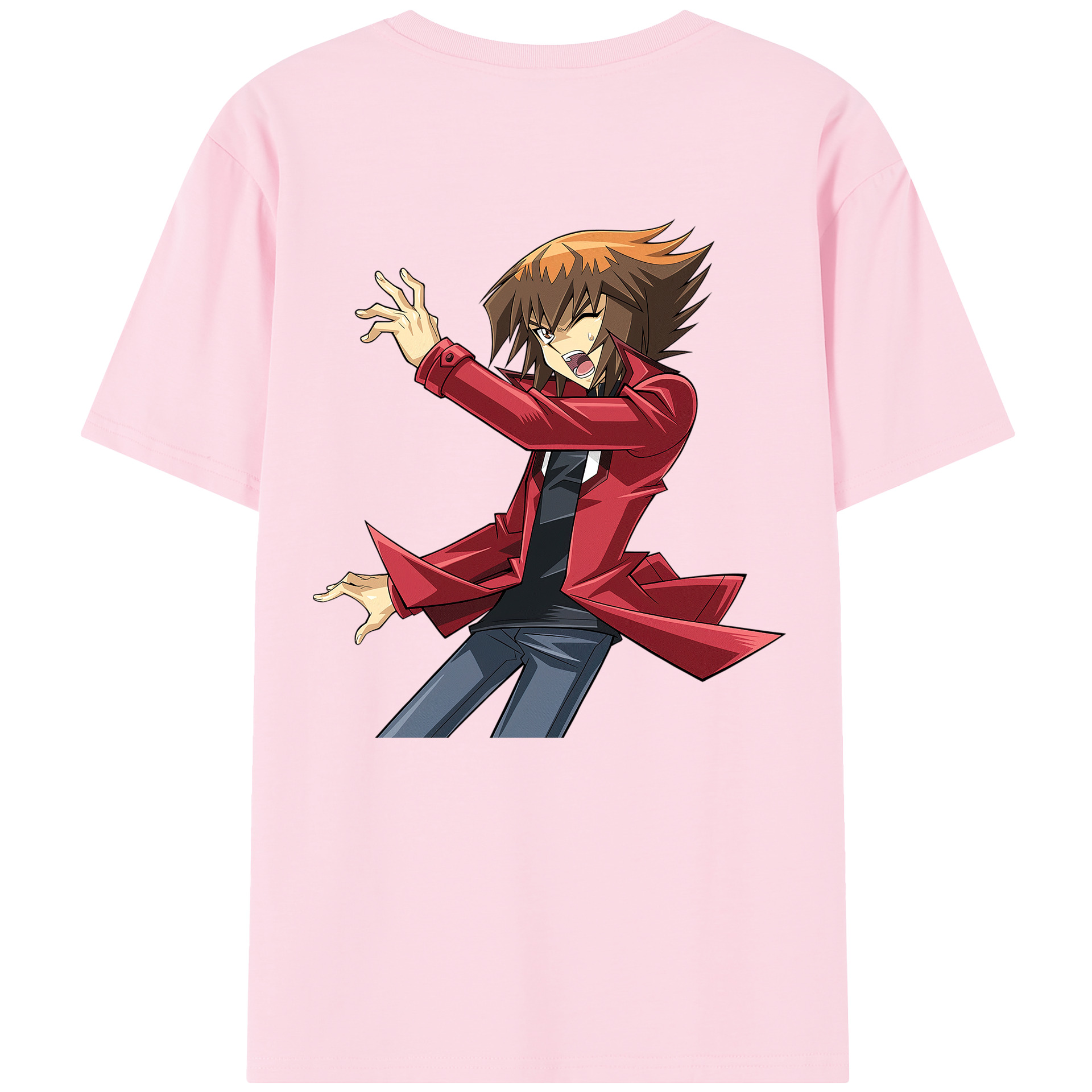 （画像用） 遊☆戯☆王 Yu-Gi-Oh! 綿100％半袖Tシャツ（背面プリント）