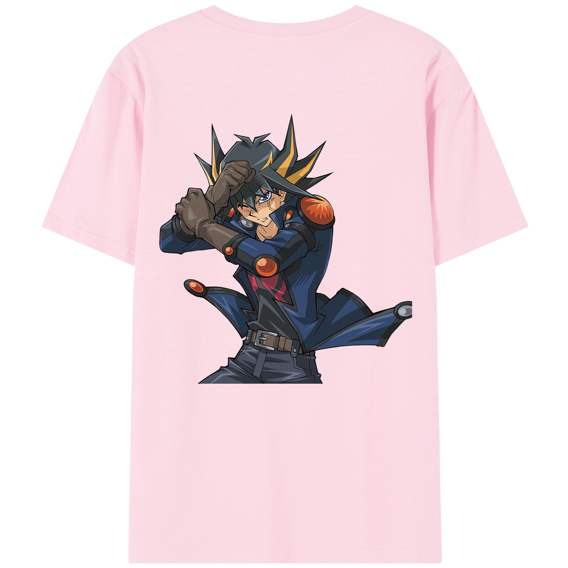 （画像用） 遊☆戯☆王 Yu-Gi-Oh! 綿100％半袖Tシャツ（背面プリント）