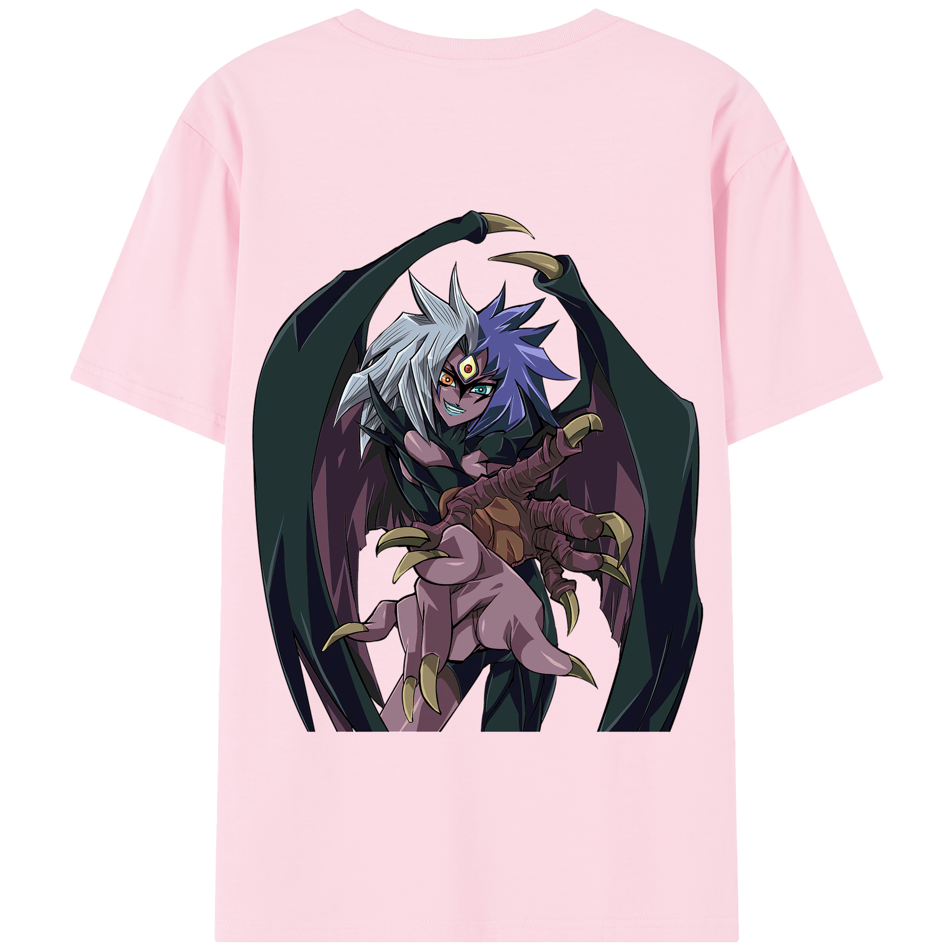 （画像用） 遊☆戯☆王 Yu-Gi-Oh! 綿100％半袖Tシャツ（背面プリント）