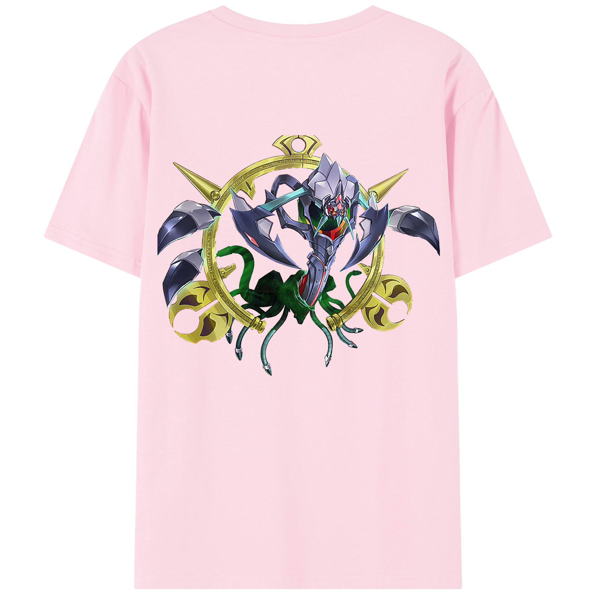 （画像用） 遊☆戯☆王 Yu-Gi-Oh! 綿100％半袖Tシャツ（背面プリント）