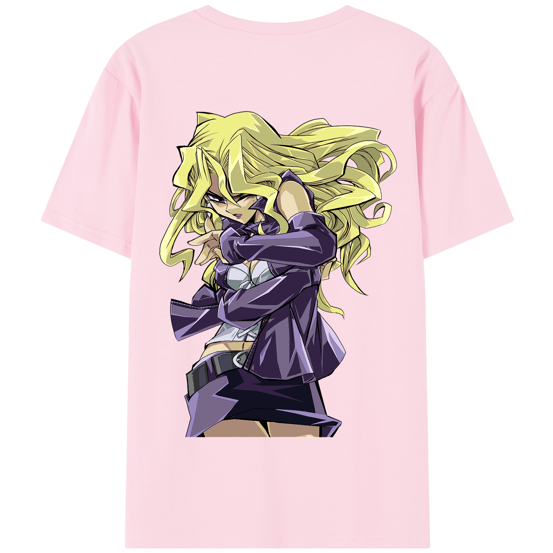 （画像用） 遊☆戯☆王 Yu-Gi-Oh! 綿100％半袖Tシャツ（背面プリント）