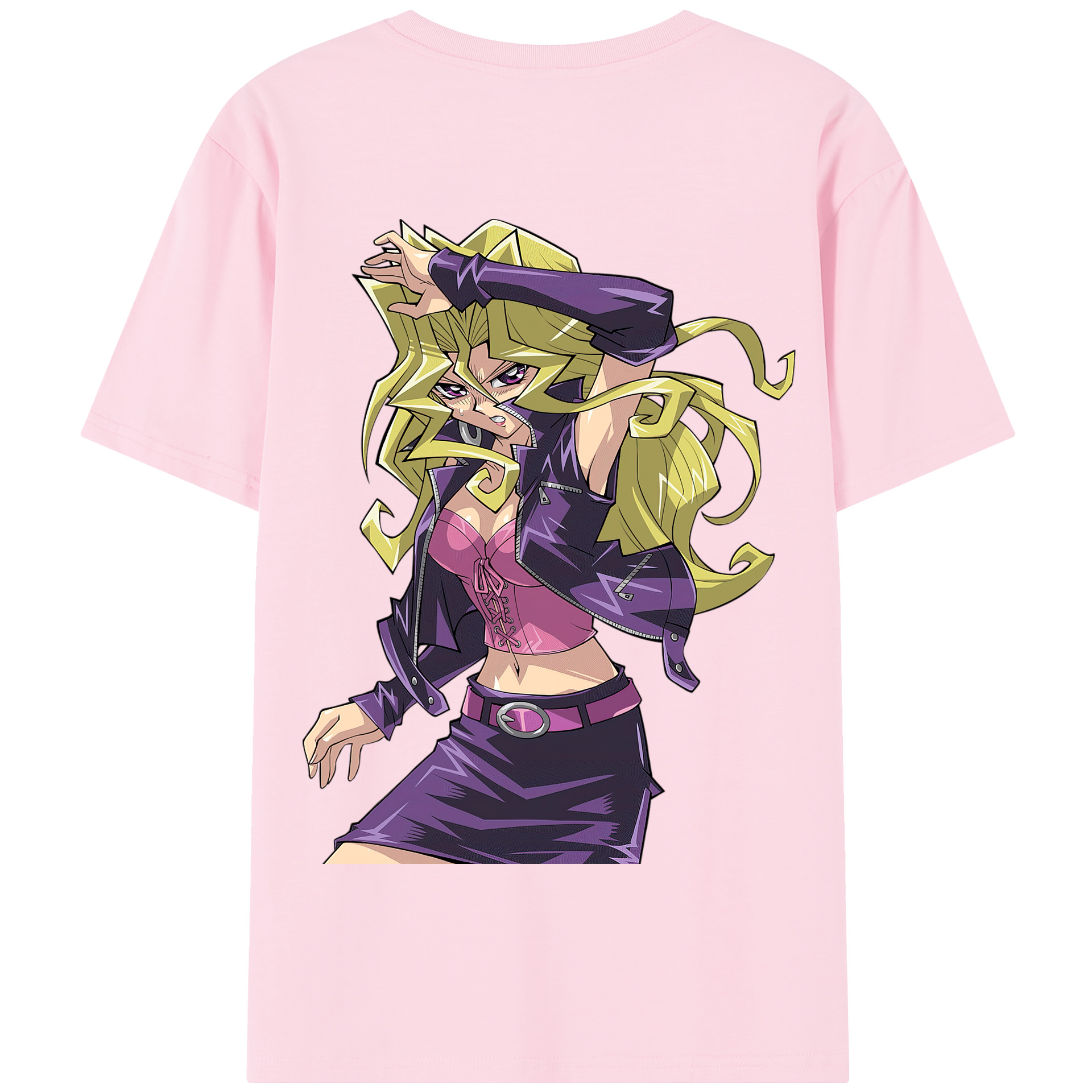 （画像用） 遊☆戯☆王 Yu-Gi-Oh! 綿100％半袖Tシャツ（背面プリント）