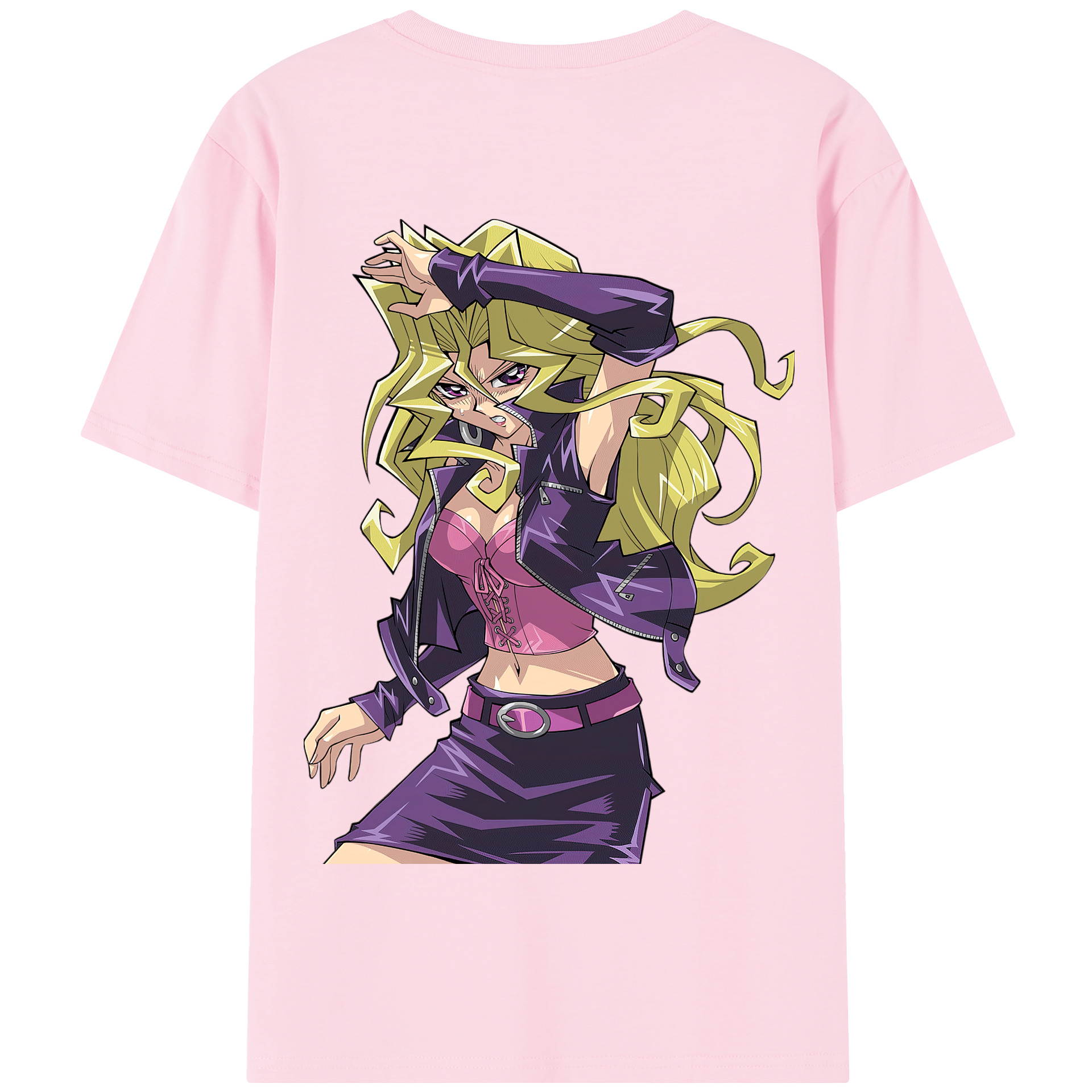 （画像用） 遊☆戯☆王 Yu-Gi-Oh! 綿100％半袖Tシャツ（背面プリント）