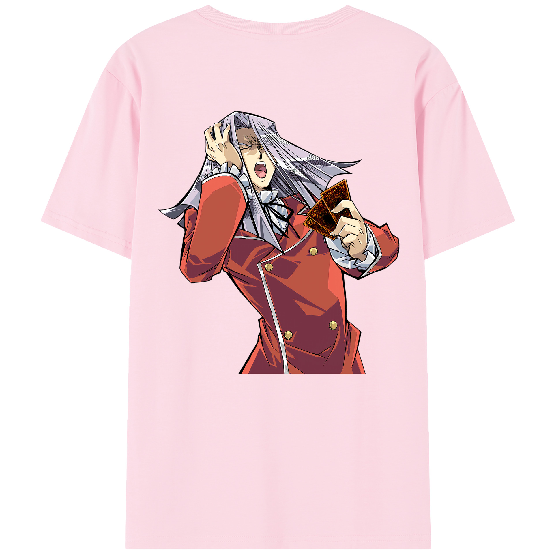（画像用） 遊☆戯☆王 Yu-Gi-Oh! 綿100％半袖Tシャツ（背面プリント）