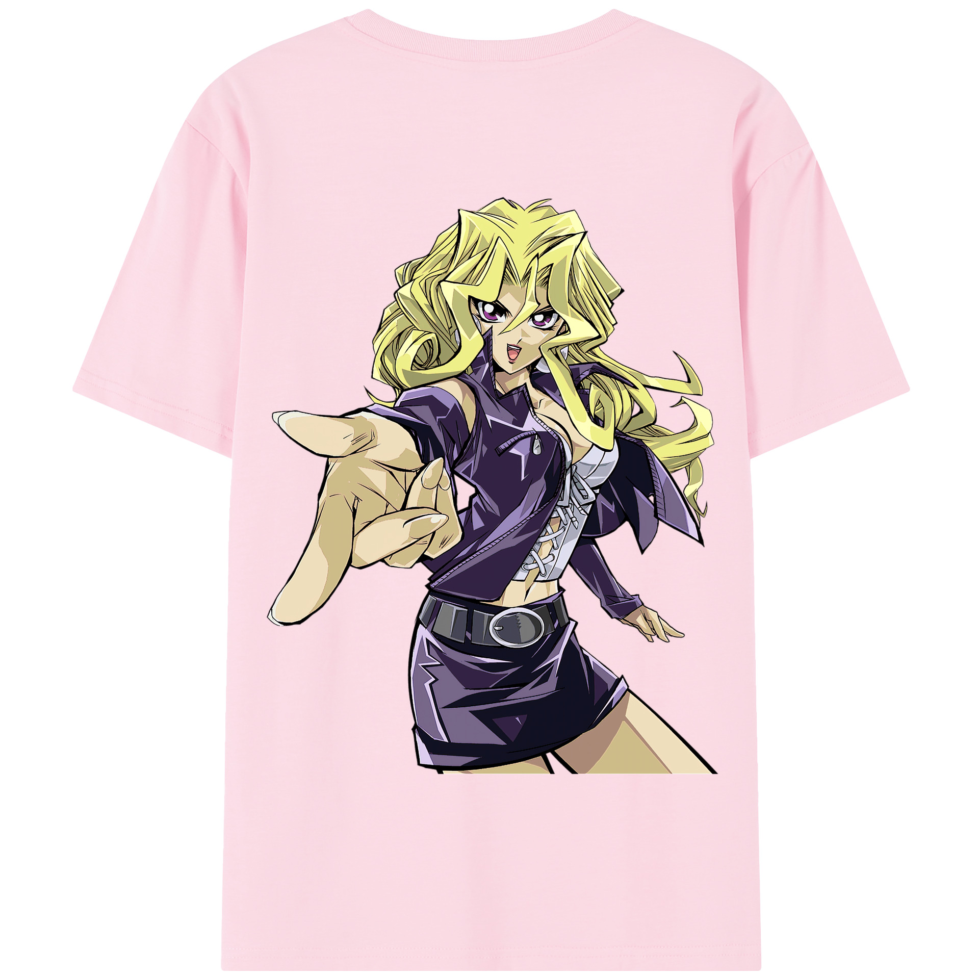 （画像用） 遊☆戯☆王 Yu-Gi-Oh! 綿100％半袖Tシャツ（背面プリント）