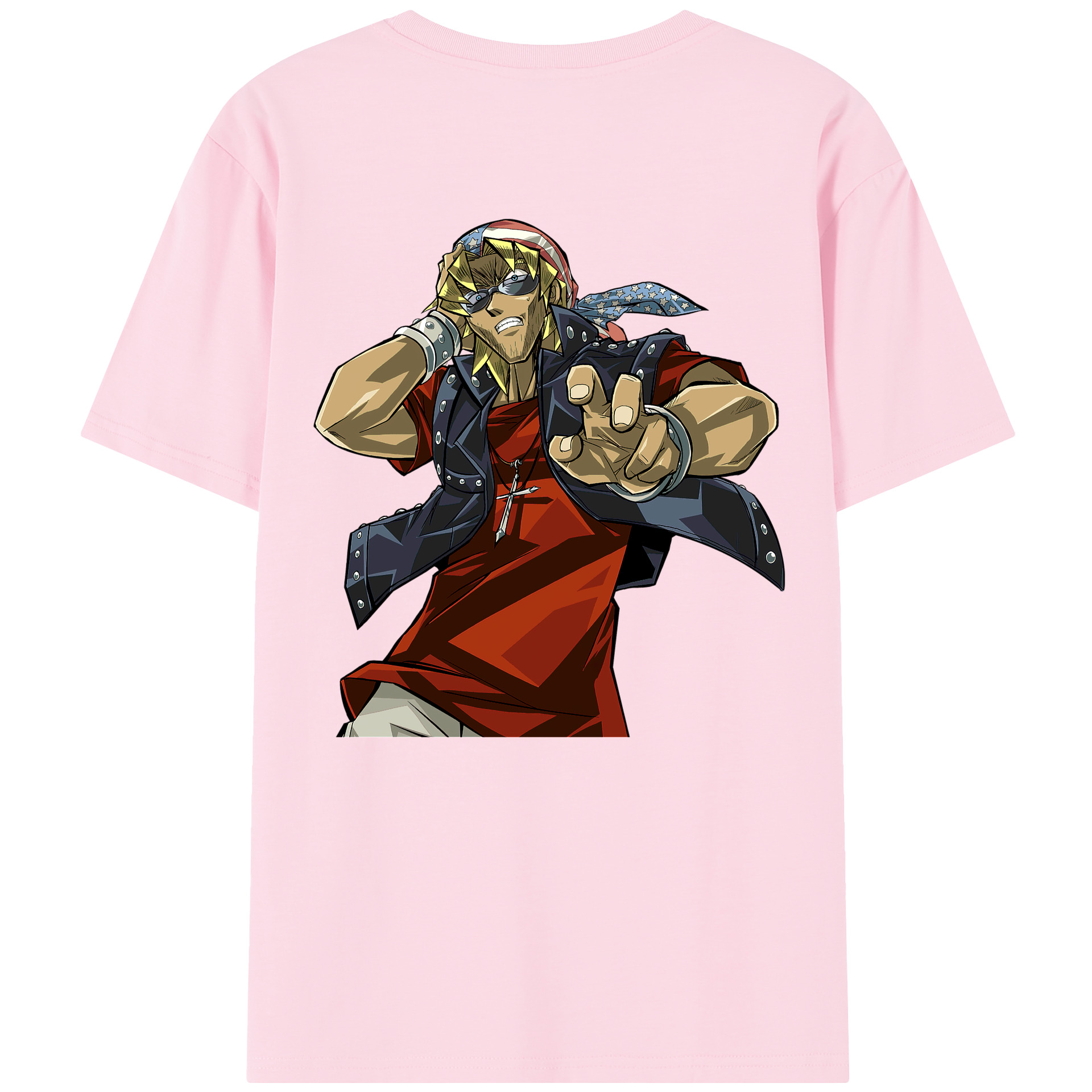 （画像用） 遊☆戯☆王 Yu-Gi-Oh! 綿100％半袖Tシャツ（背面プリント）