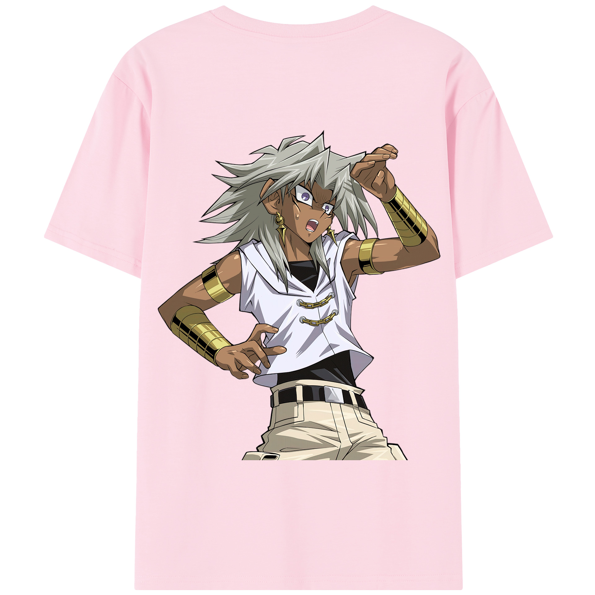 （画像用） 遊☆戯☆王 Yu-Gi-Oh! 綿100％半袖Tシャツ（背面プリント）