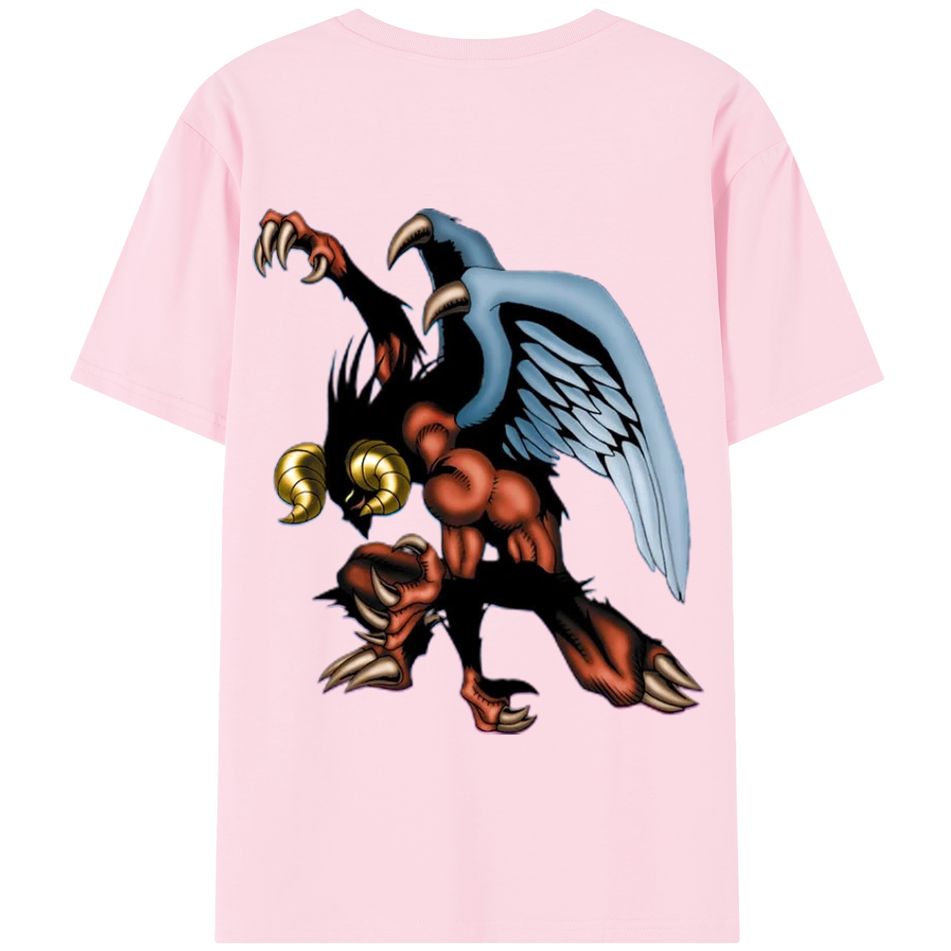 （画像用） 遊☆戯☆王 Yu-Gi-Oh! 綿100％半袖Tシャツ（背面プリント）