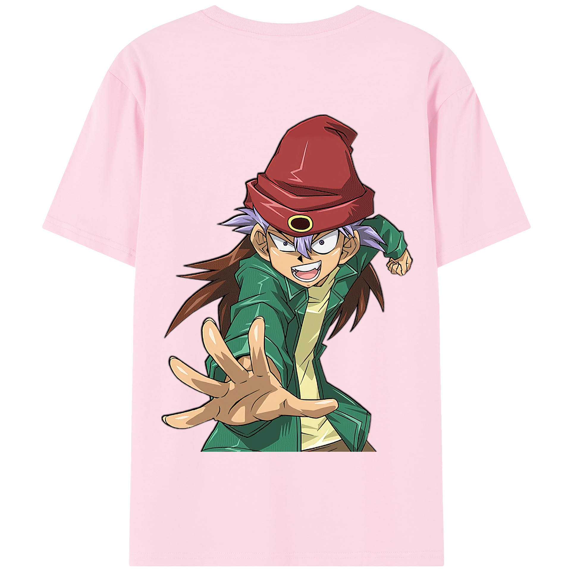 （画像用） 遊☆戯☆王 Yu-Gi-Oh! 綿100％半袖Tシャツ（背面プリント）