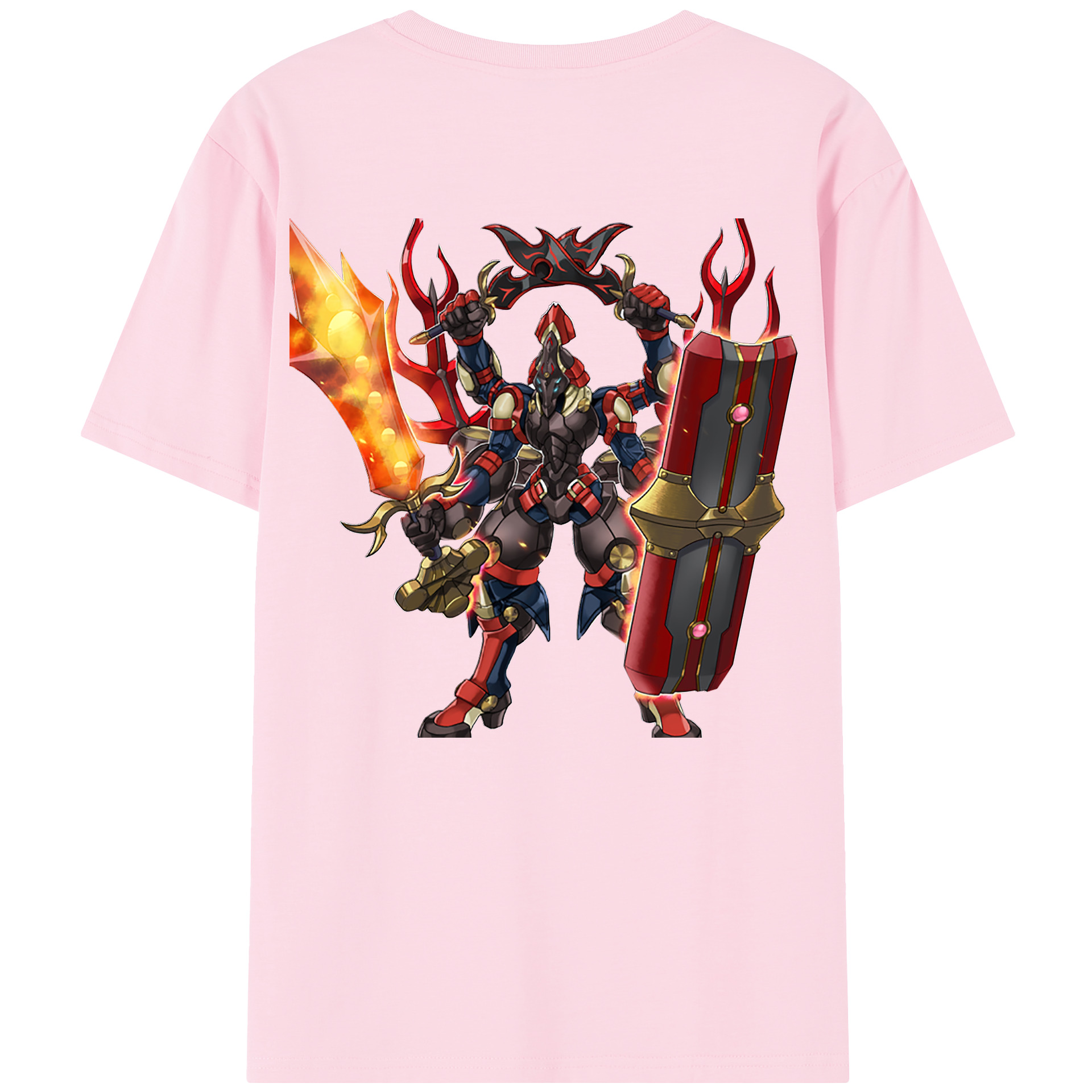 （画像用） 遊☆戯☆王 Yu-Gi-Oh! 綿100％半袖Tシャツ（背面プリント）