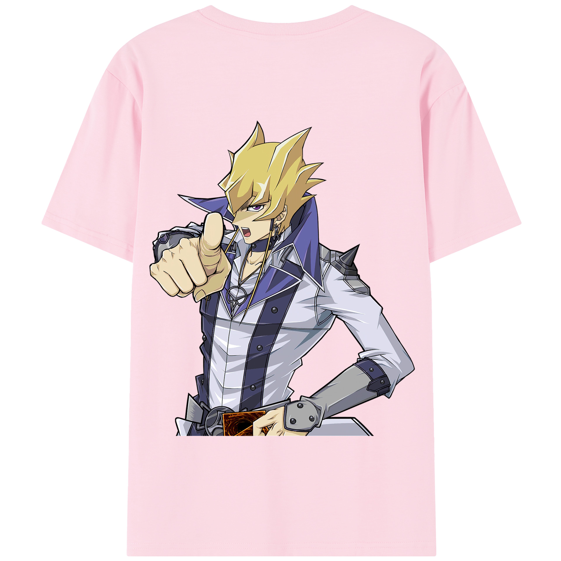 （画像用） 遊☆戯☆王 Yu-Gi-Oh! 綿100％半袖Tシャツ（背面プリント）