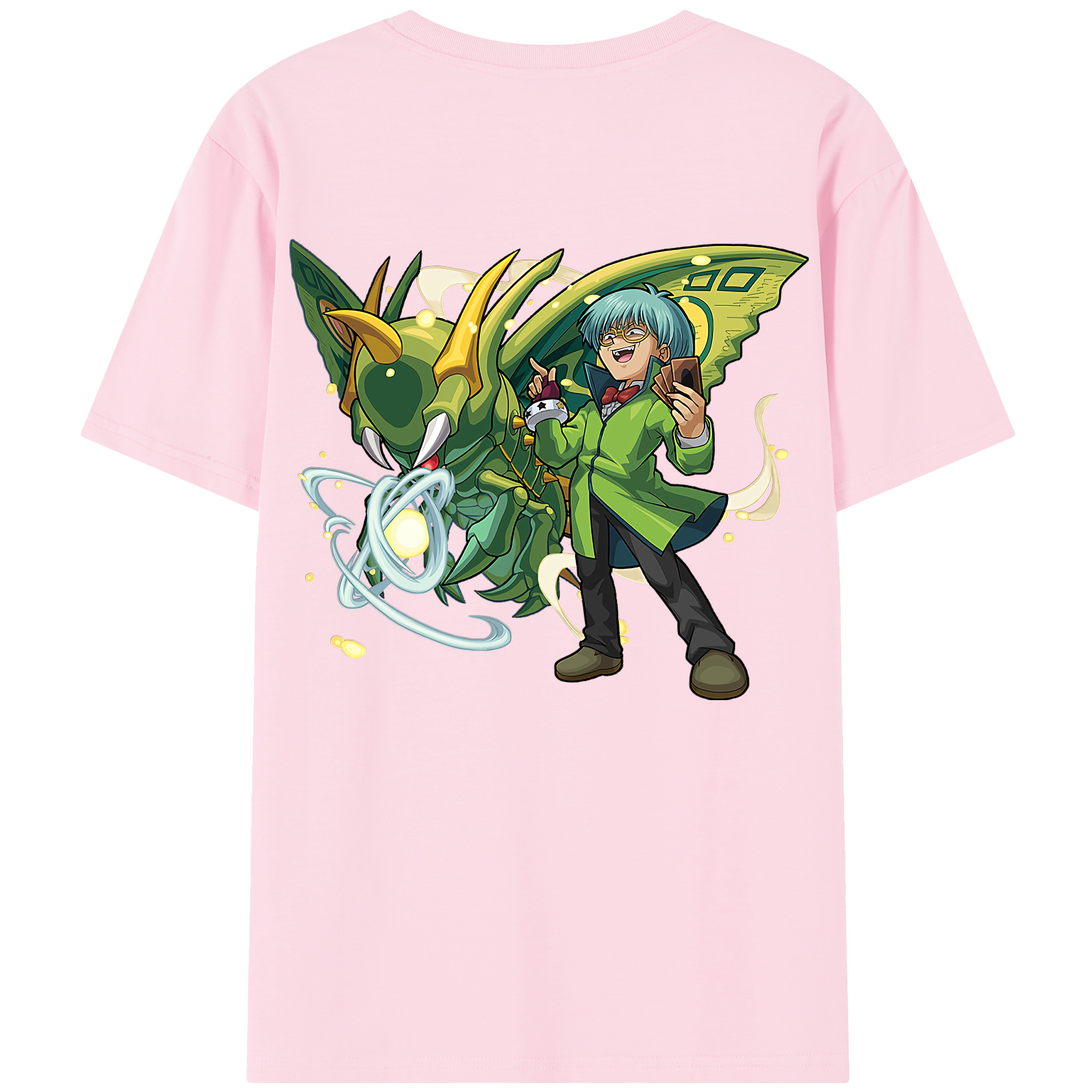 （画像用） 遊☆戯☆王 Yu-Gi-Oh! 綿100％半袖Tシャツ（背面プリント）