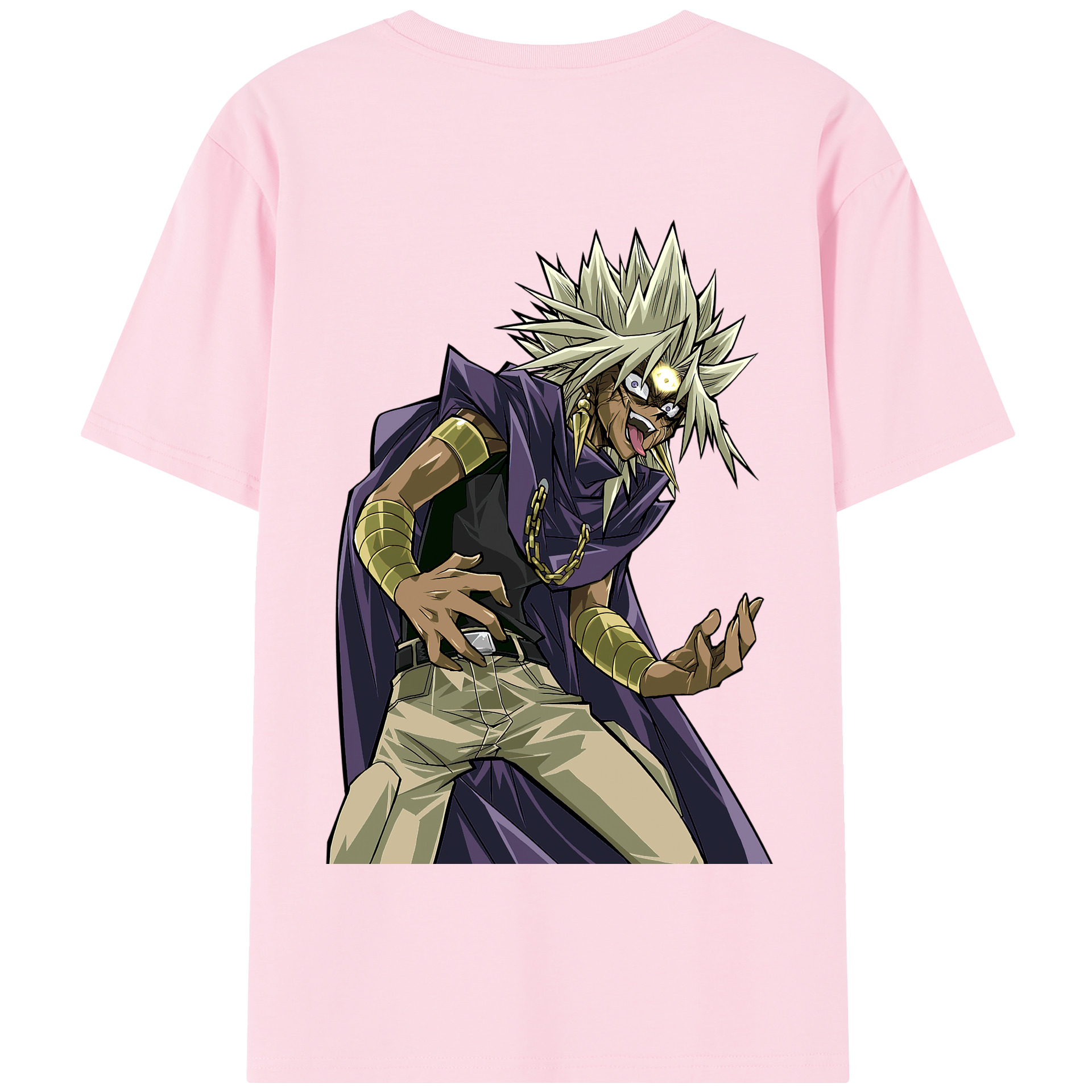 （画像用） 遊☆戯☆王 Yu-Gi-Oh! 綿100％半袖Tシャツ（背面プリント）