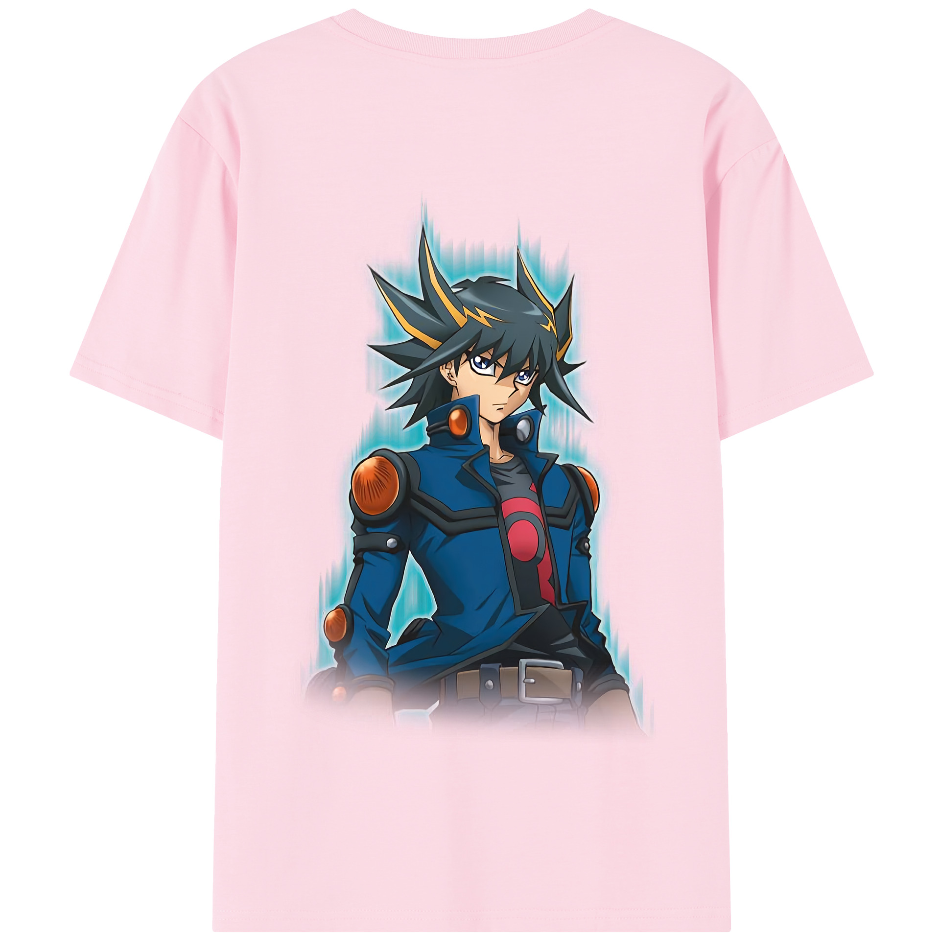 （画像用） 遊☆戯☆王 Yu-Gi-Oh! 綿100％半袖Tシャツ（背面プリント）