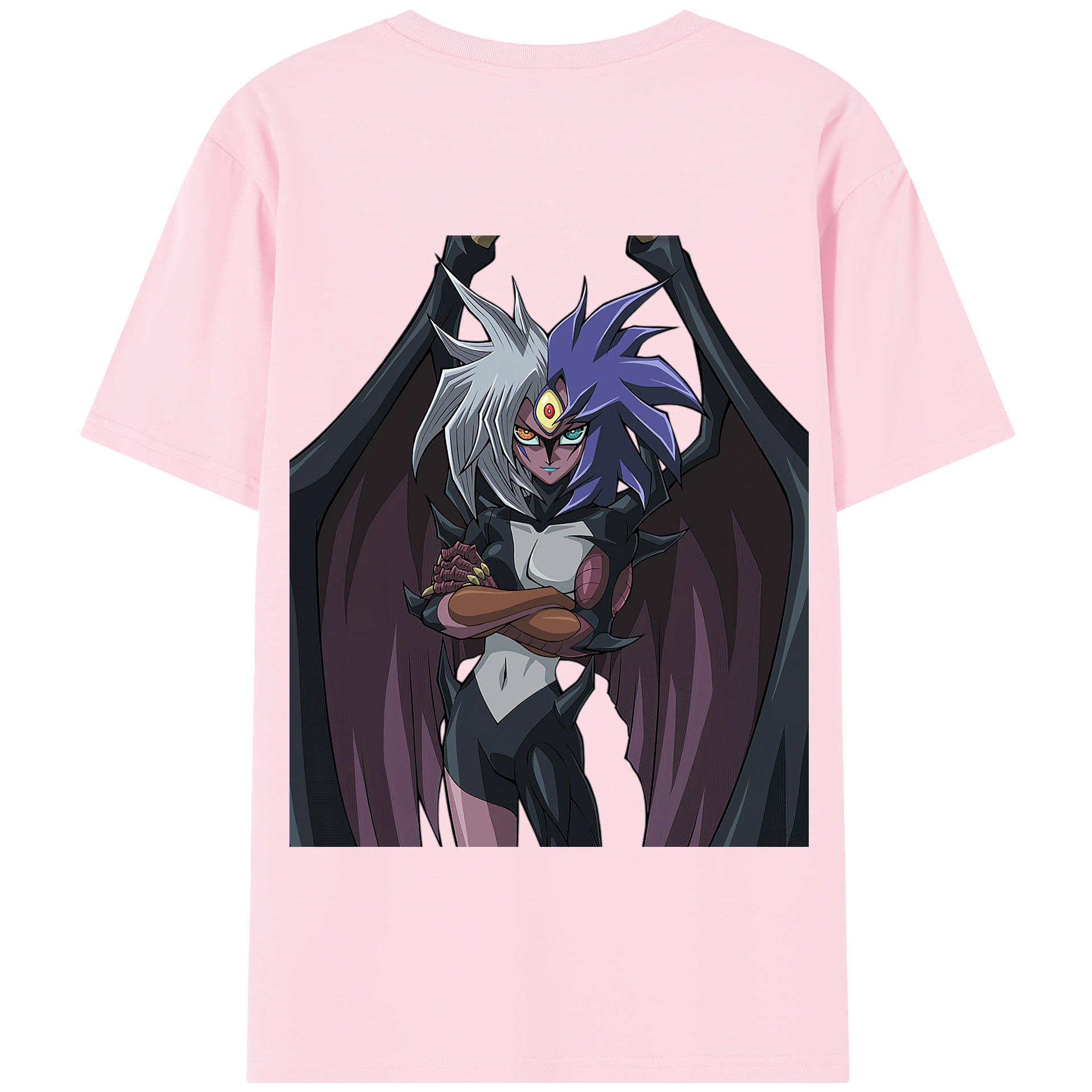 （画像用） 遊☆戯☆王 Yu-Gi-Oh! 綿100％半袖Tシャツ（背面プリント）
