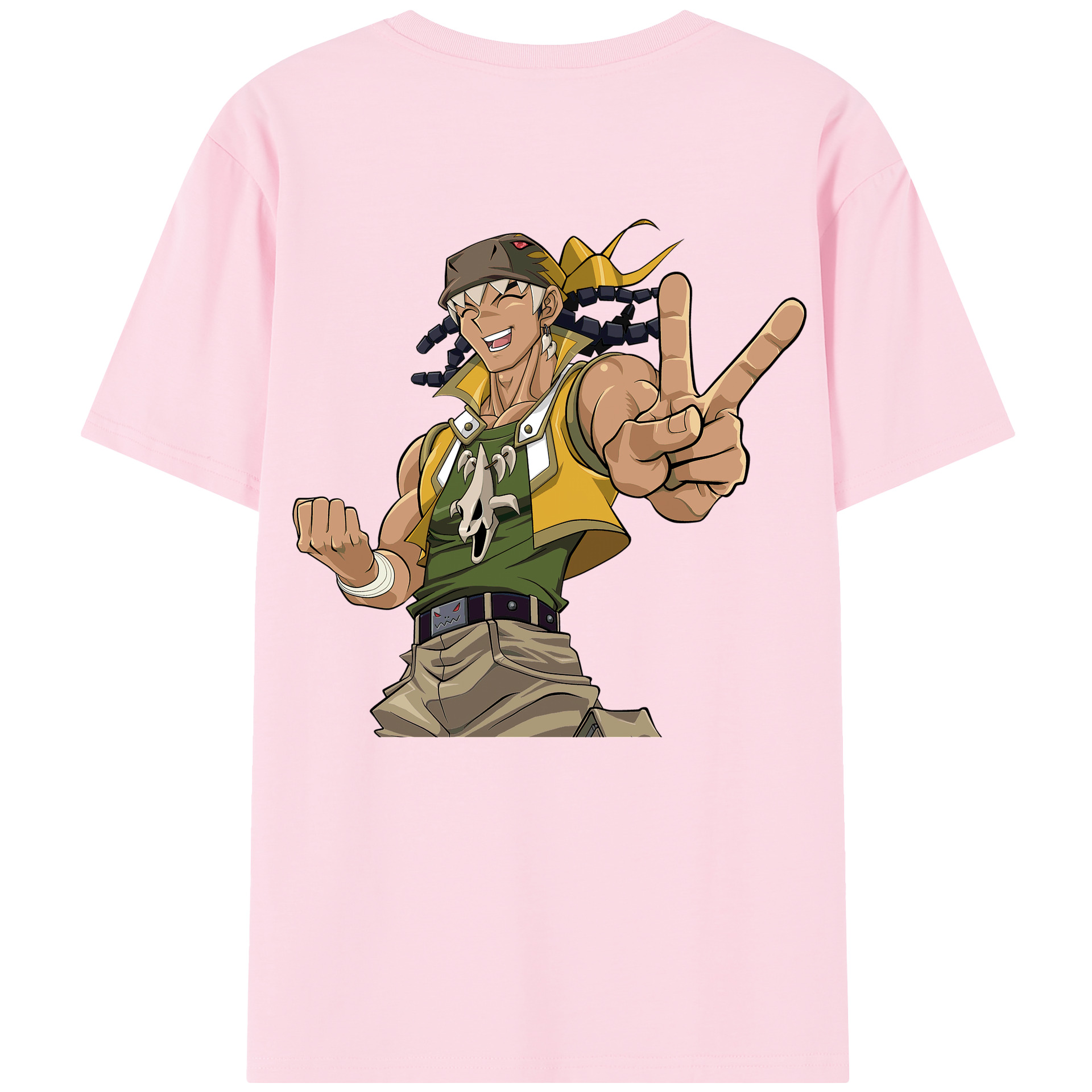 （画像用） 遊☆戯☆王 Yu-Gi-Oh! 綿100％半袖Tシャツ（背面プリント）