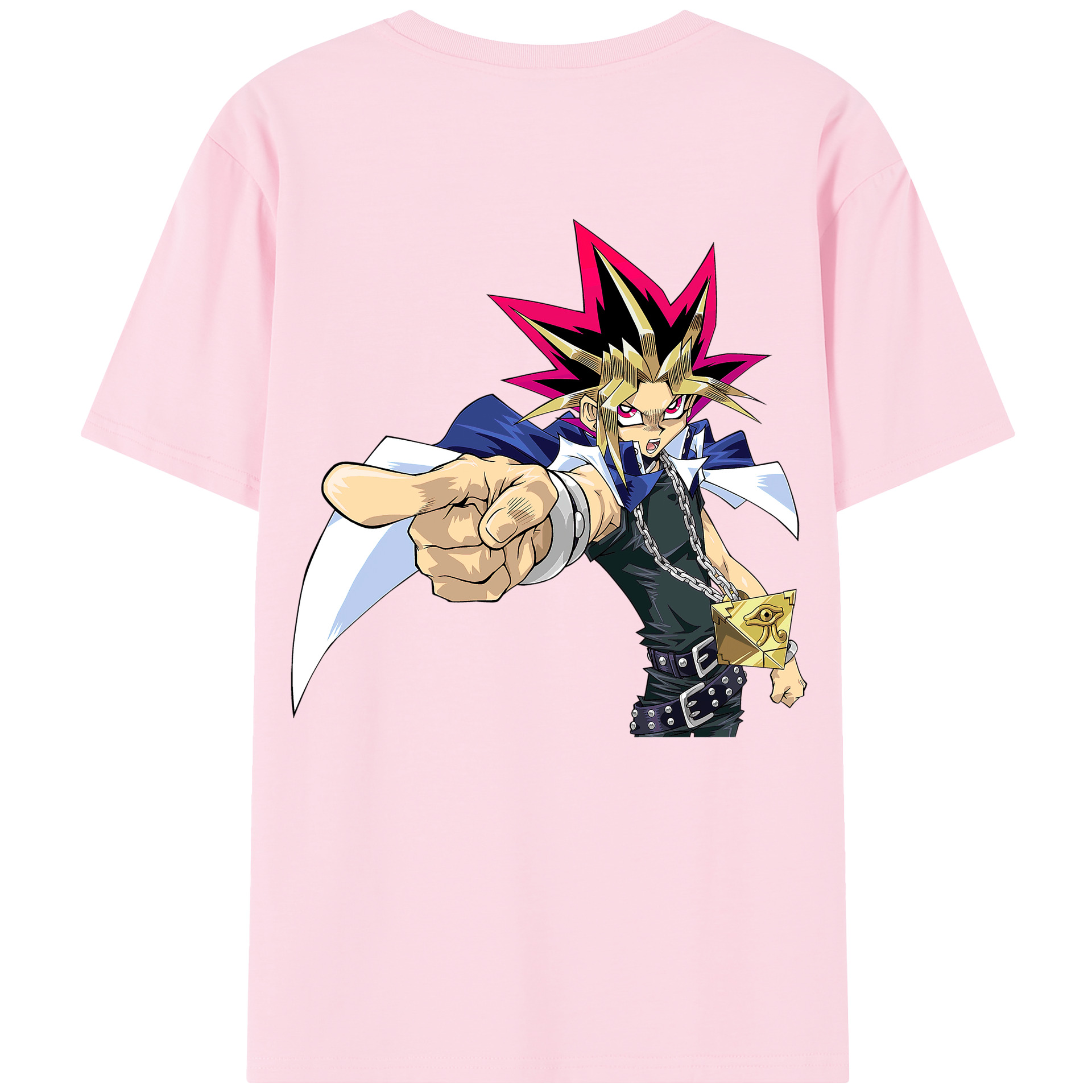 （画像用） 遊☆戯☆王 Yu-Gi-Oh! 綿100％半袖Tシャツ（背面プリント）