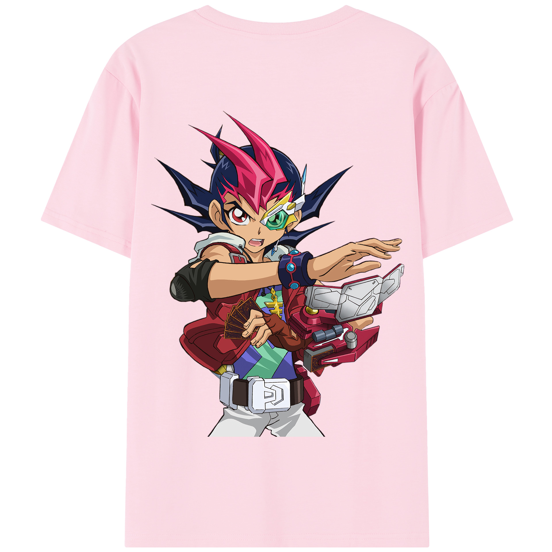 （画像用） 遊☆戯☆王 Yu-Gi-Oh! 綿100％半袖Tシャツ（背面プリント）