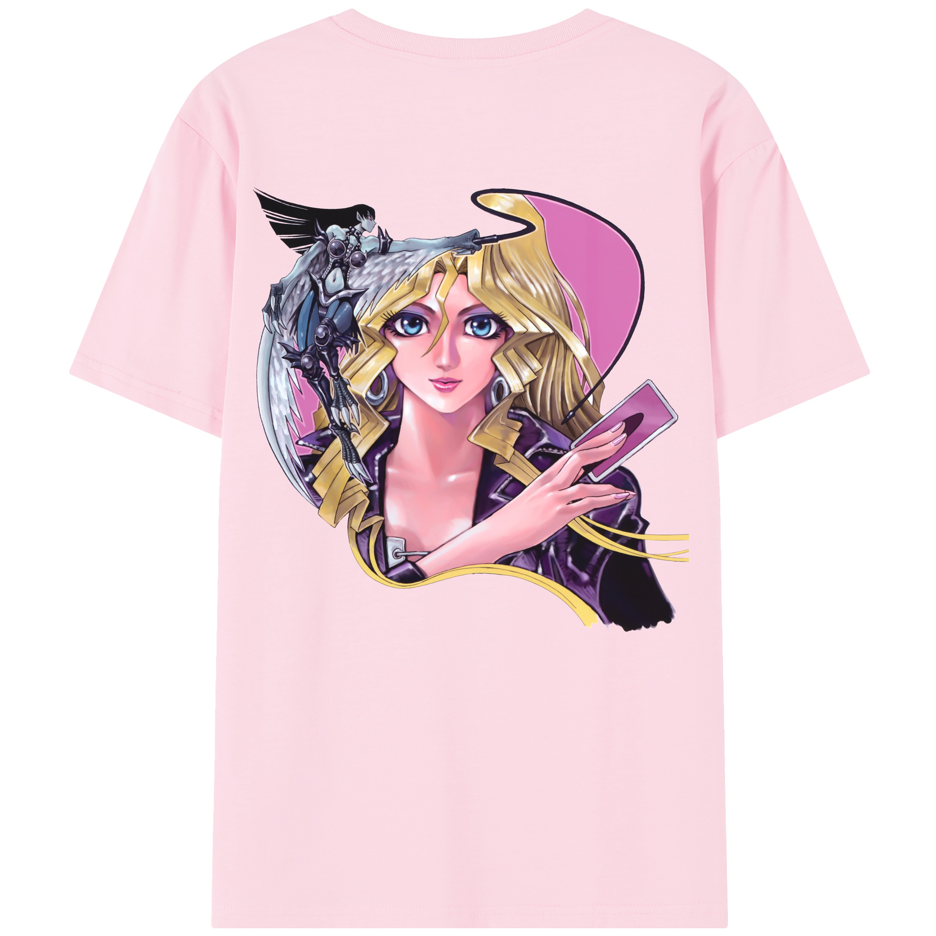 （画像用） 遊☆戯☆王 Yu-Gi-Oh! 綿100％半袖Tシャツ（背面プリント）