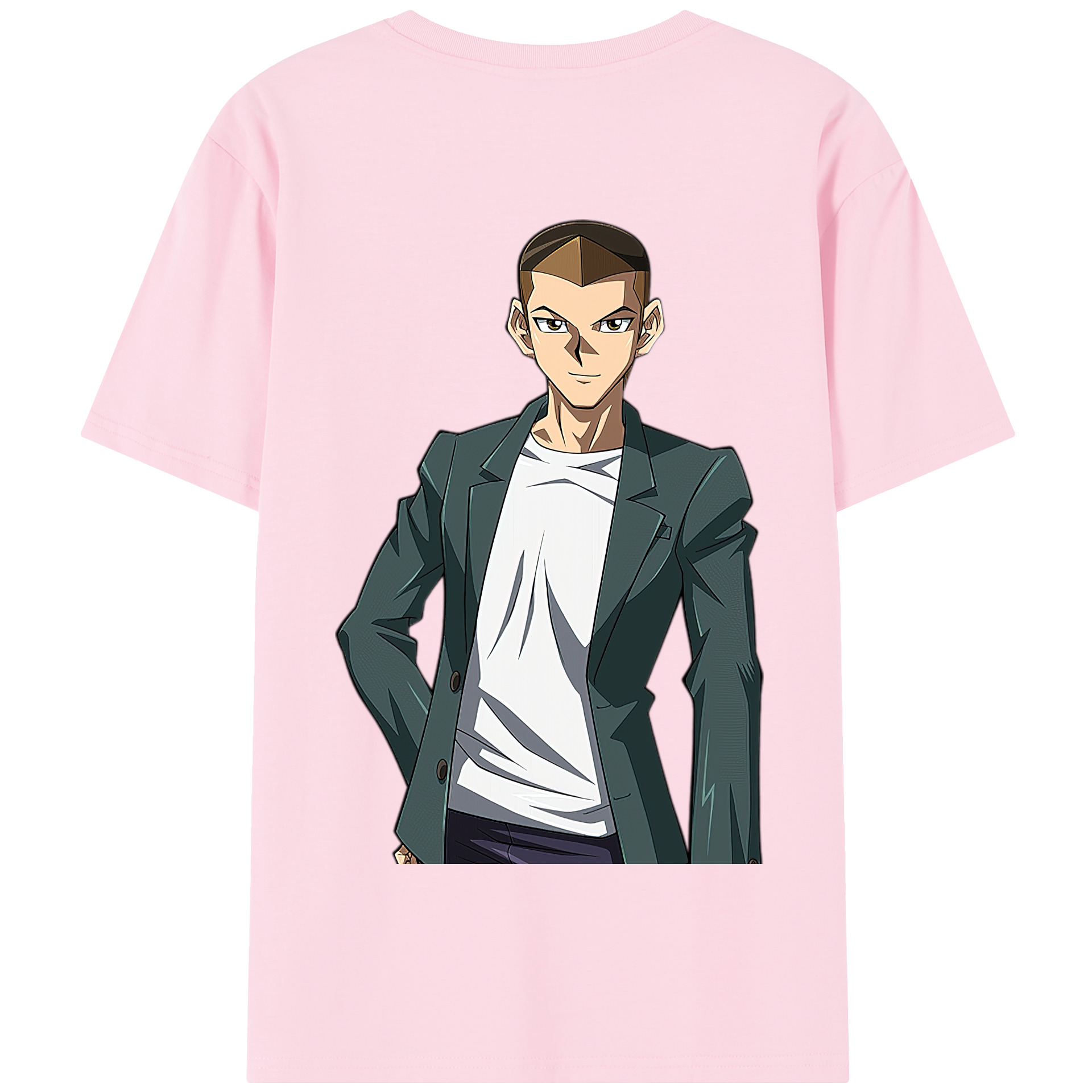 （画像用） 遊☆戯☆王 Yu-Gi-Oh! 綿100％半袖Tシャツ（背面プリント）