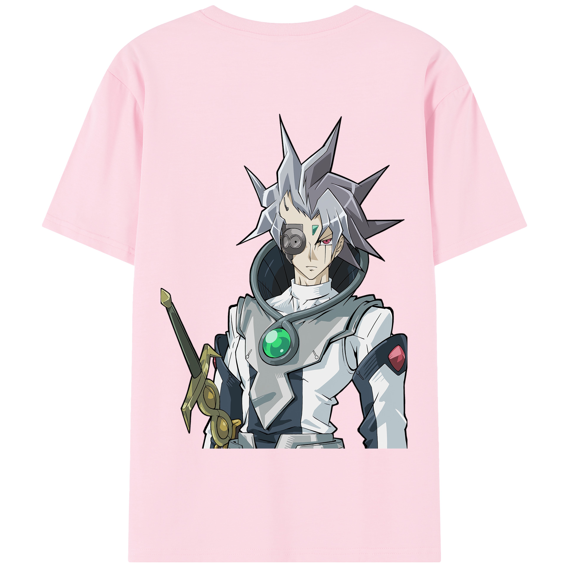 （画像用） 遊☆戯☆王 Yu-Gi-Oh! 綿100％半袖Tシャツ（背面プリント）