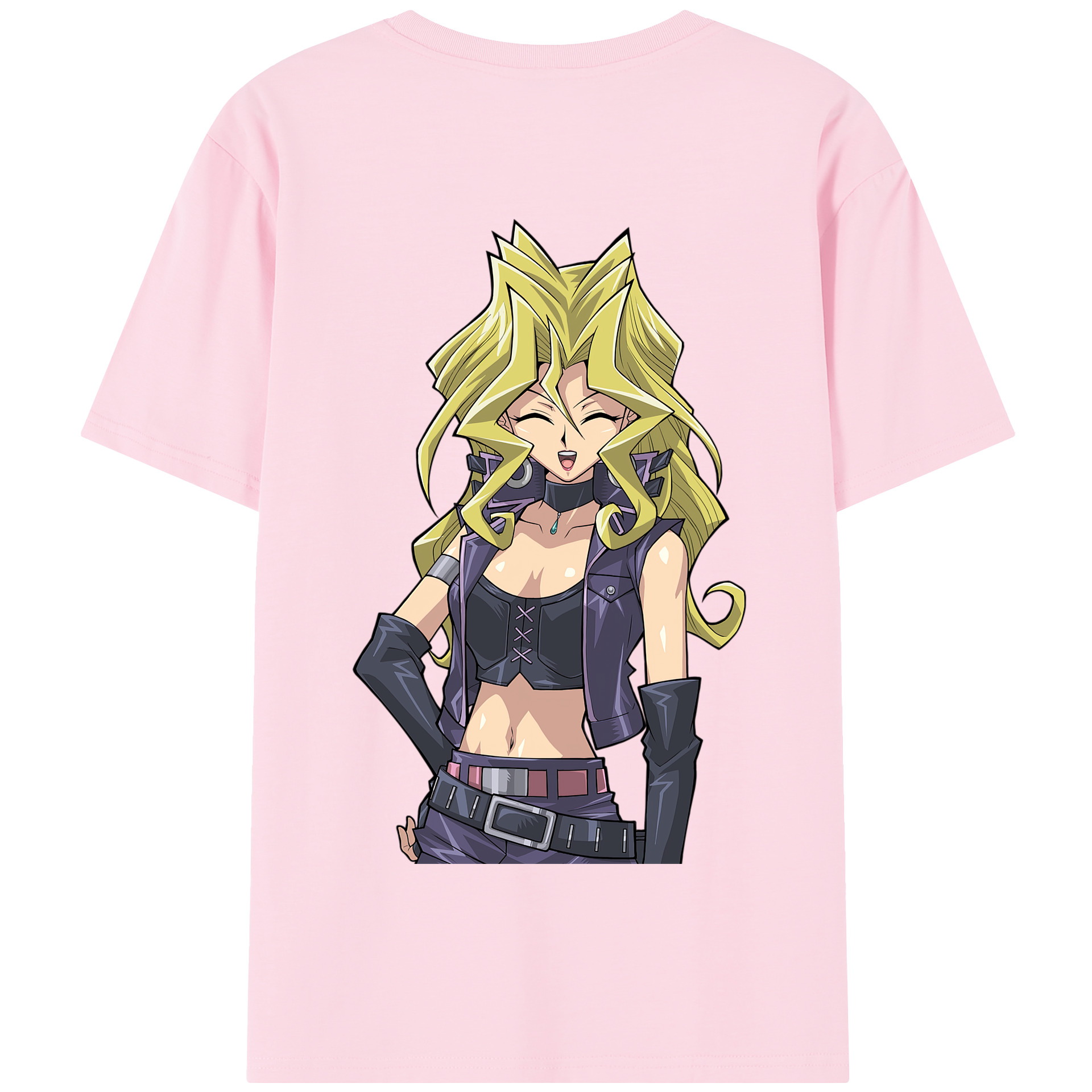 （画像用） 遊☆戯☆王 Yu-Gi-Oh! 綿100％半袖Tシャツ（背面プリント）