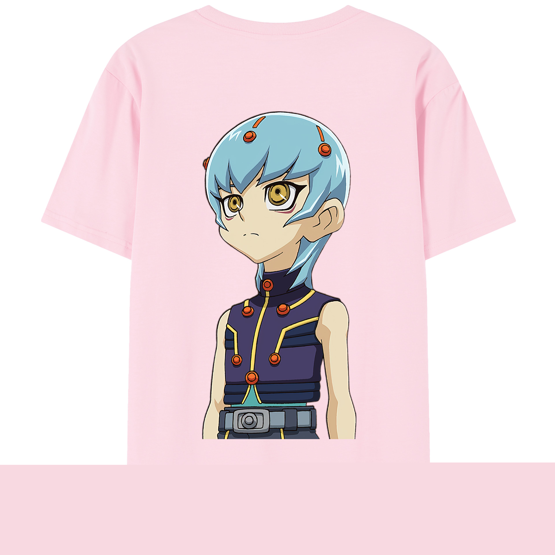 （画像用） 遊☆戯☆王 Yu-Gi-Oh! 綿100％半袖Tシャツ（背面プリント）