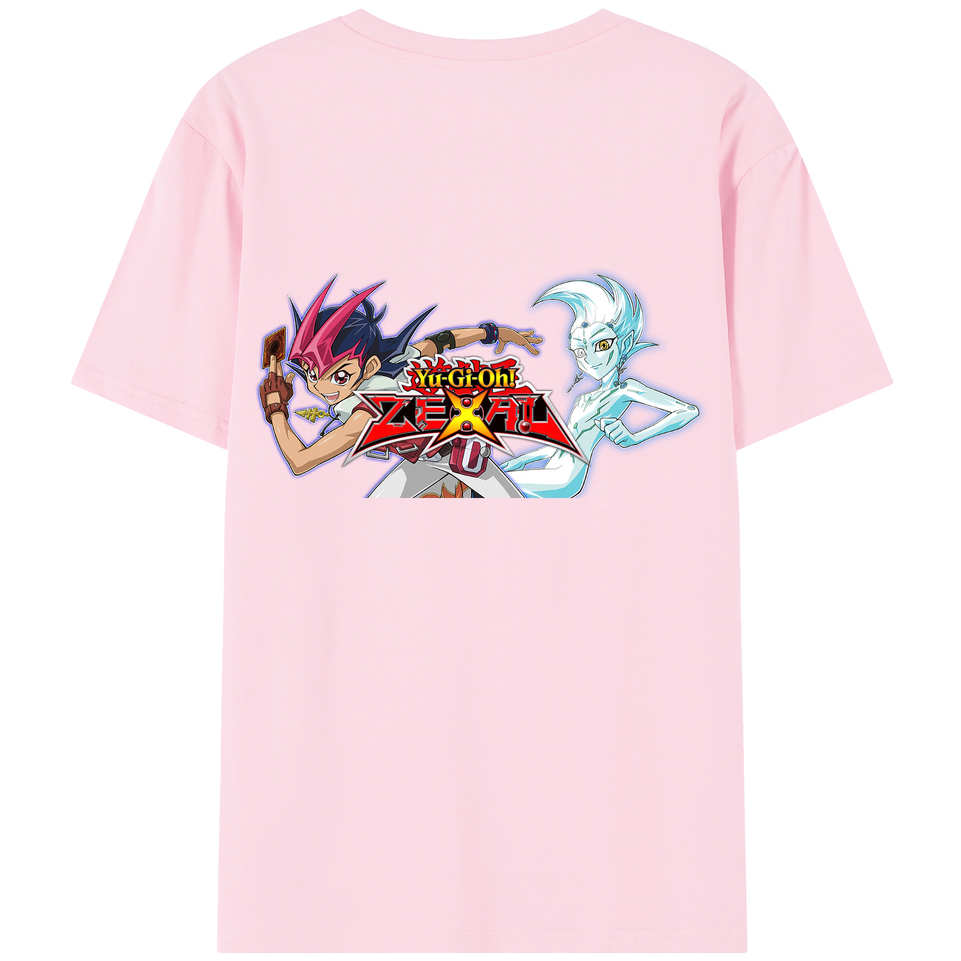 （画像用） 遊☆戯☆王 Yu-Gi-Oh! 綿100％半袖Tシャツ（背面プリント）