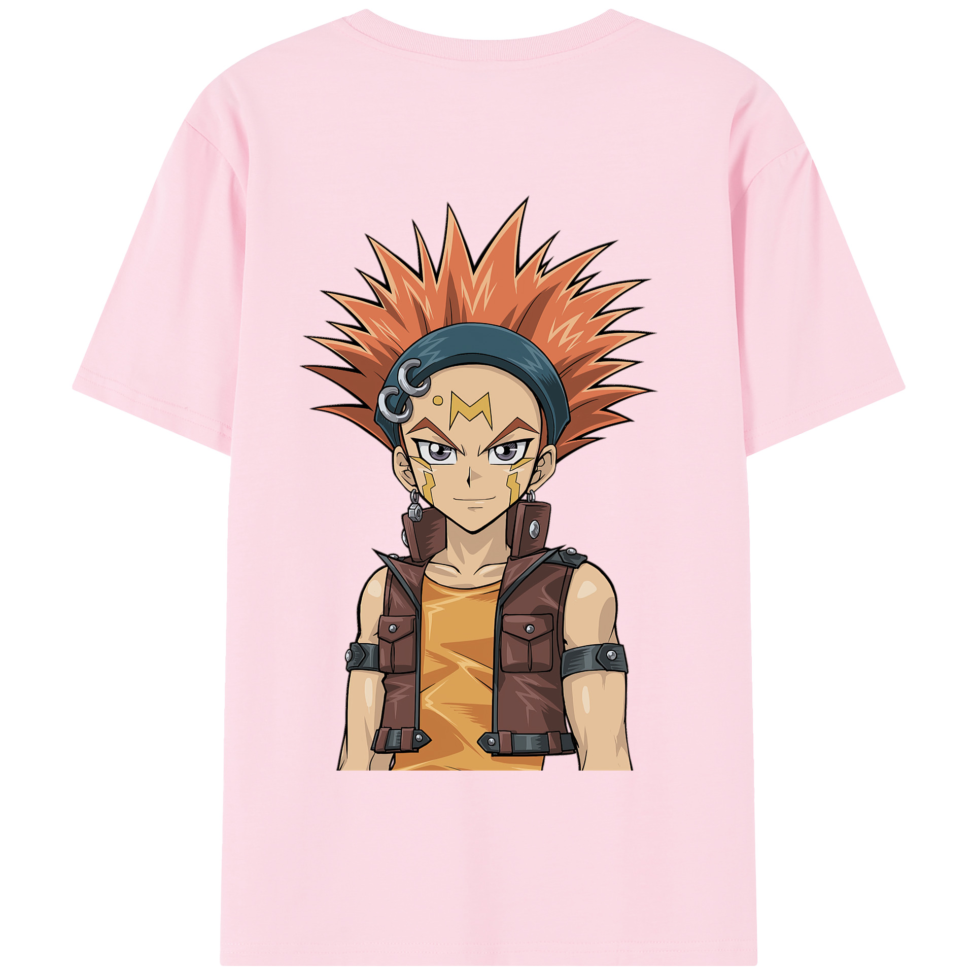 （画像用） 遊☆戯☆王 Yu-Gi-Oh! 綿100％半袖Tシャツ（背面プリント）