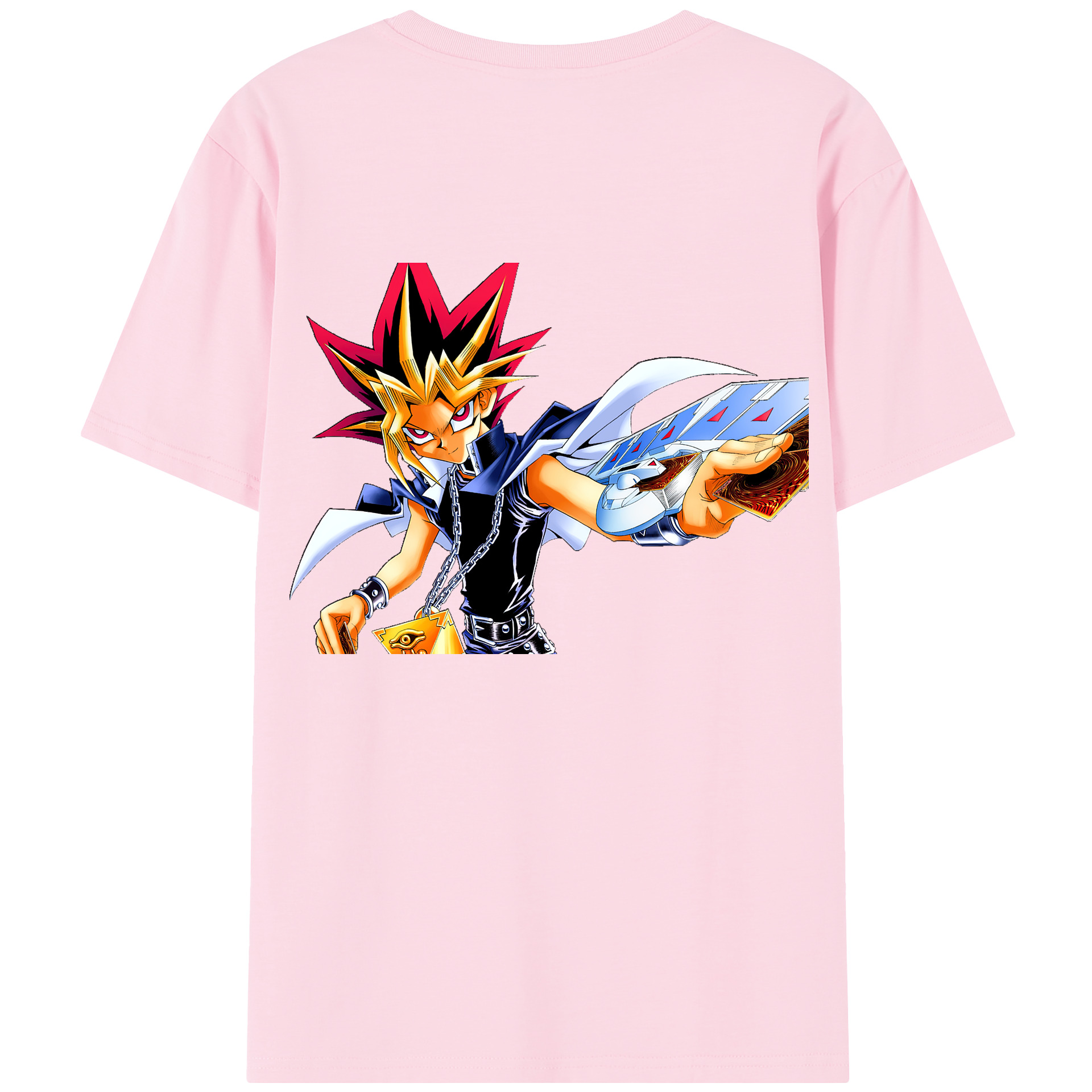 （画像用） 遊☆戯☆王 Yu-Gi-Oh! 綿100％半袖Tシャツ（背面プリント）