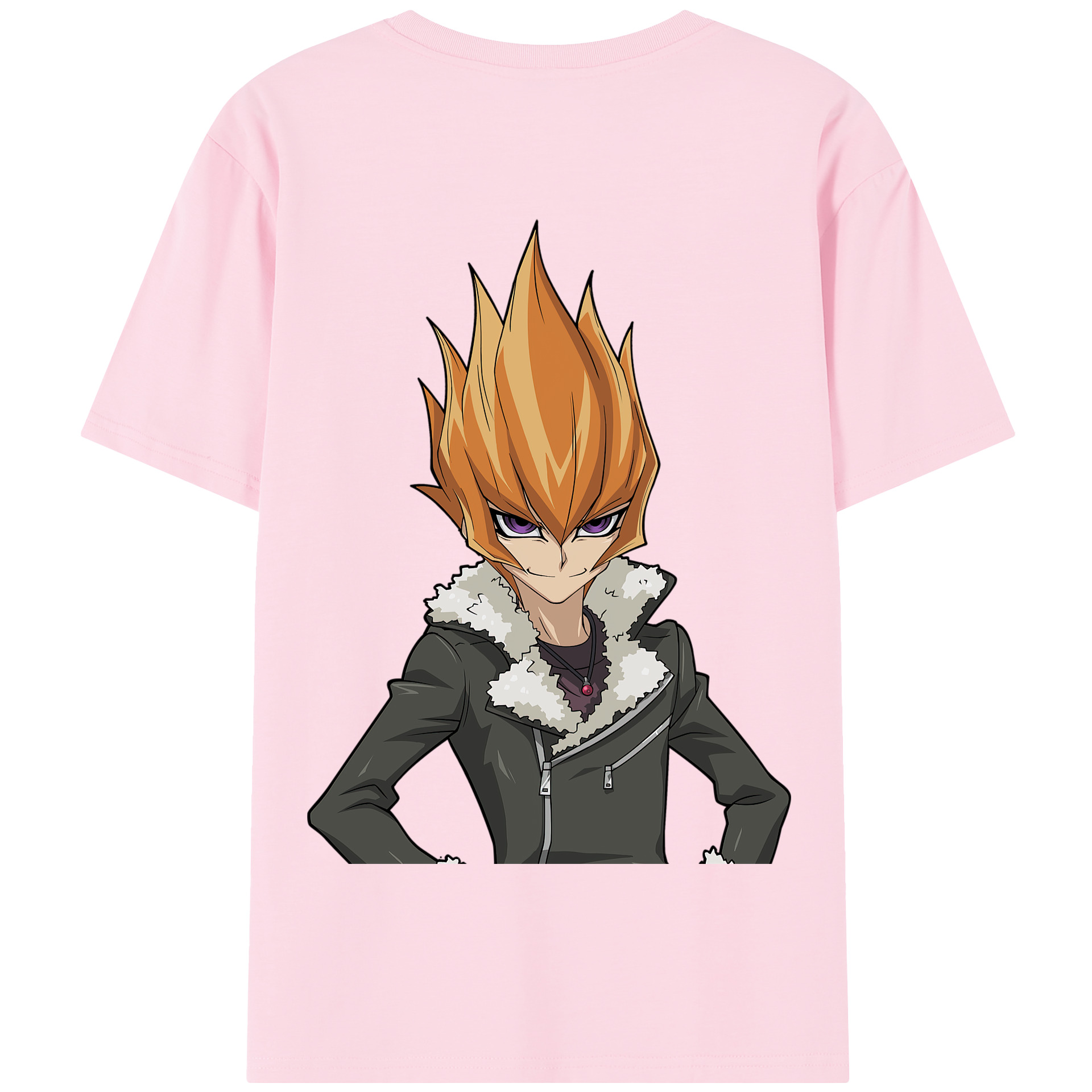 （画像用） 遊☆戯☆王 Yu-Gi-Oh! 綿100％半袖Tシャツ（背面プリント）