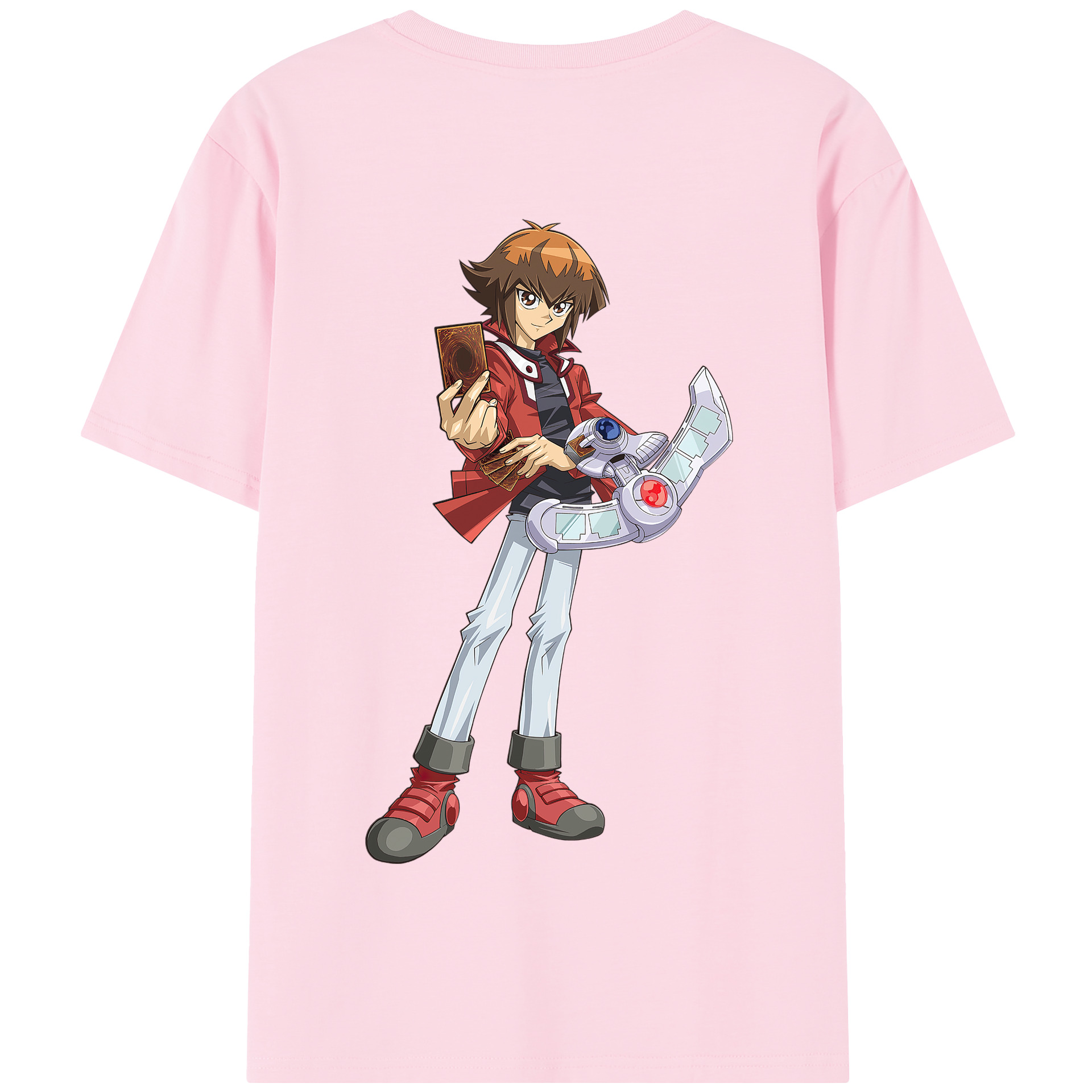（画像用） 遊☆戯☆王 Yu-Gi-Oh! 綿100％半袖Tシャツ（背面プリント）