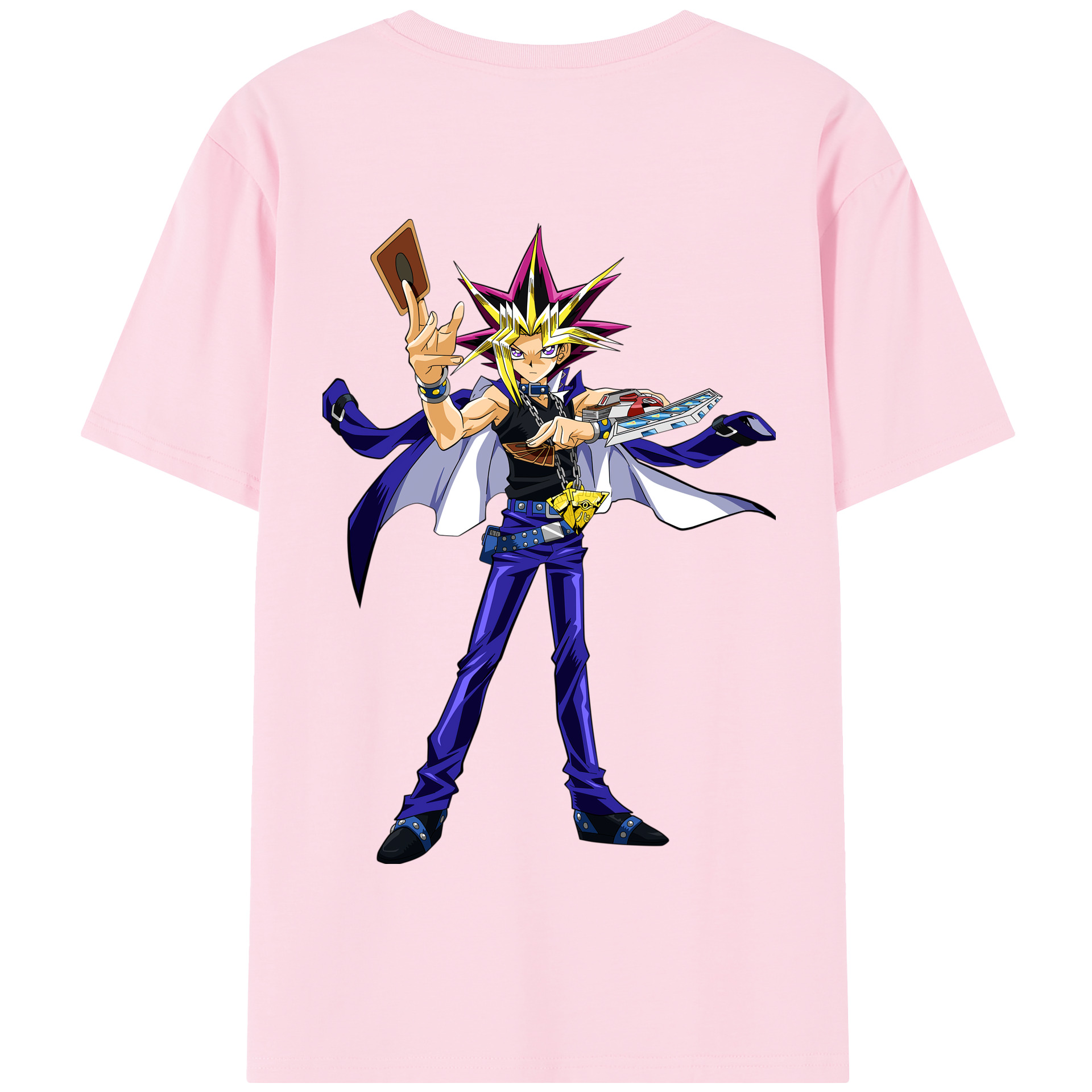 （画像用） 遊☆戯☆王 Yu-Gi-Oh! 綿100％半袖Tシャツ（背面プリント）