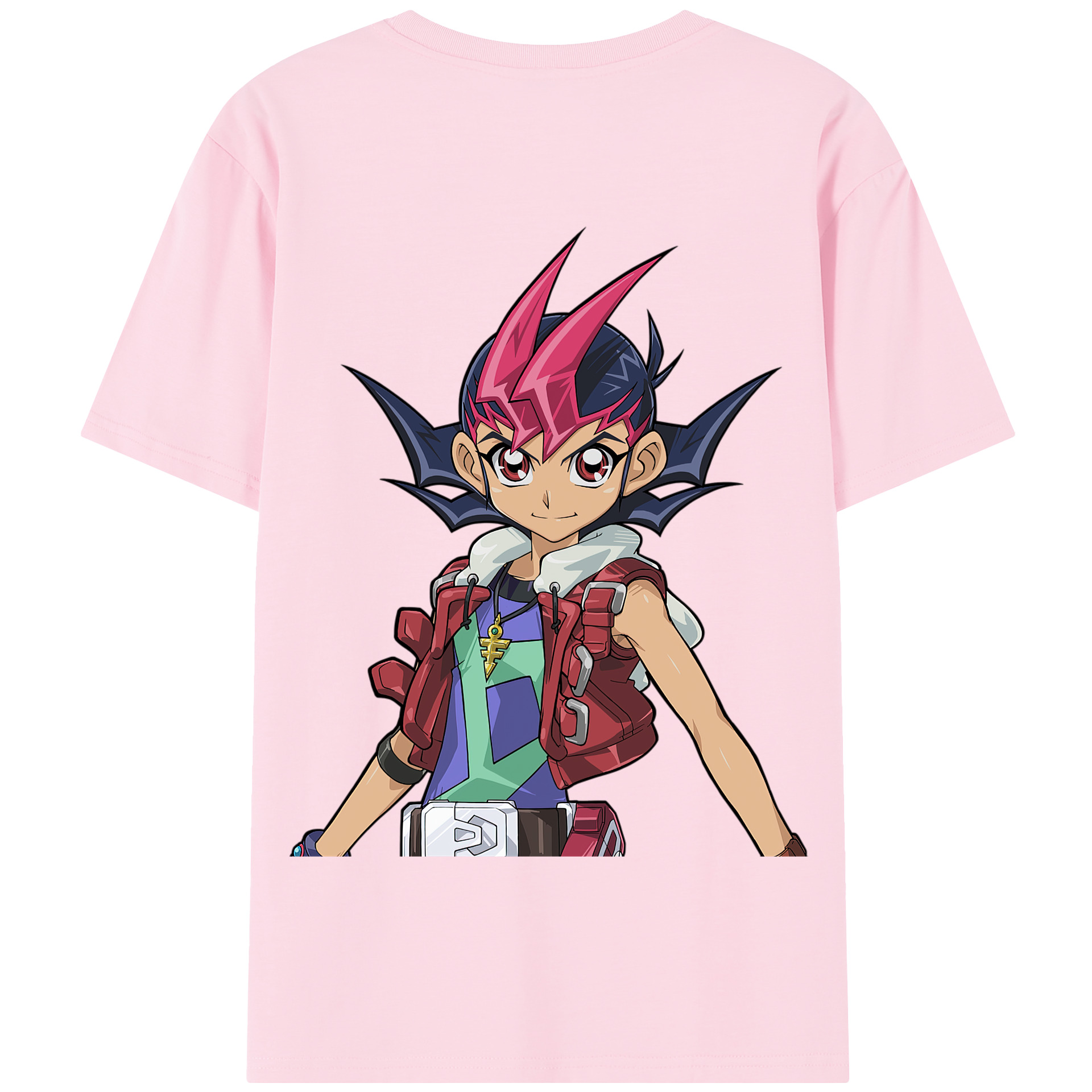 （画像用） 遊☆戯☆王 Yu-Gi-Oh! 綿100％半袖Tシャツ（背面プリント）