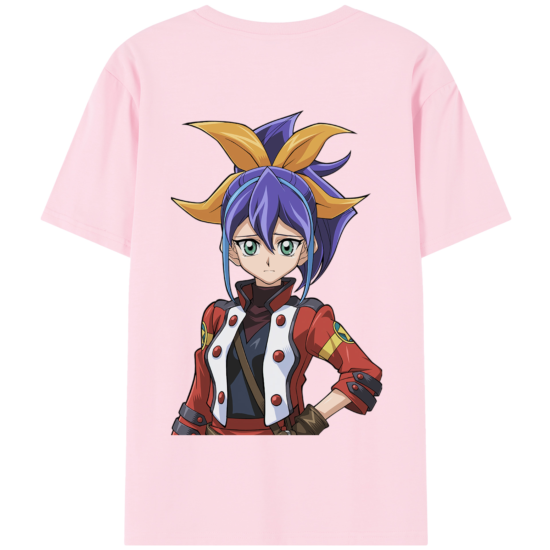 （画像用） 遊☆戯☆王 Yu-Gi-Oh! 綿100％半袖Tシャツ（背面プリント）