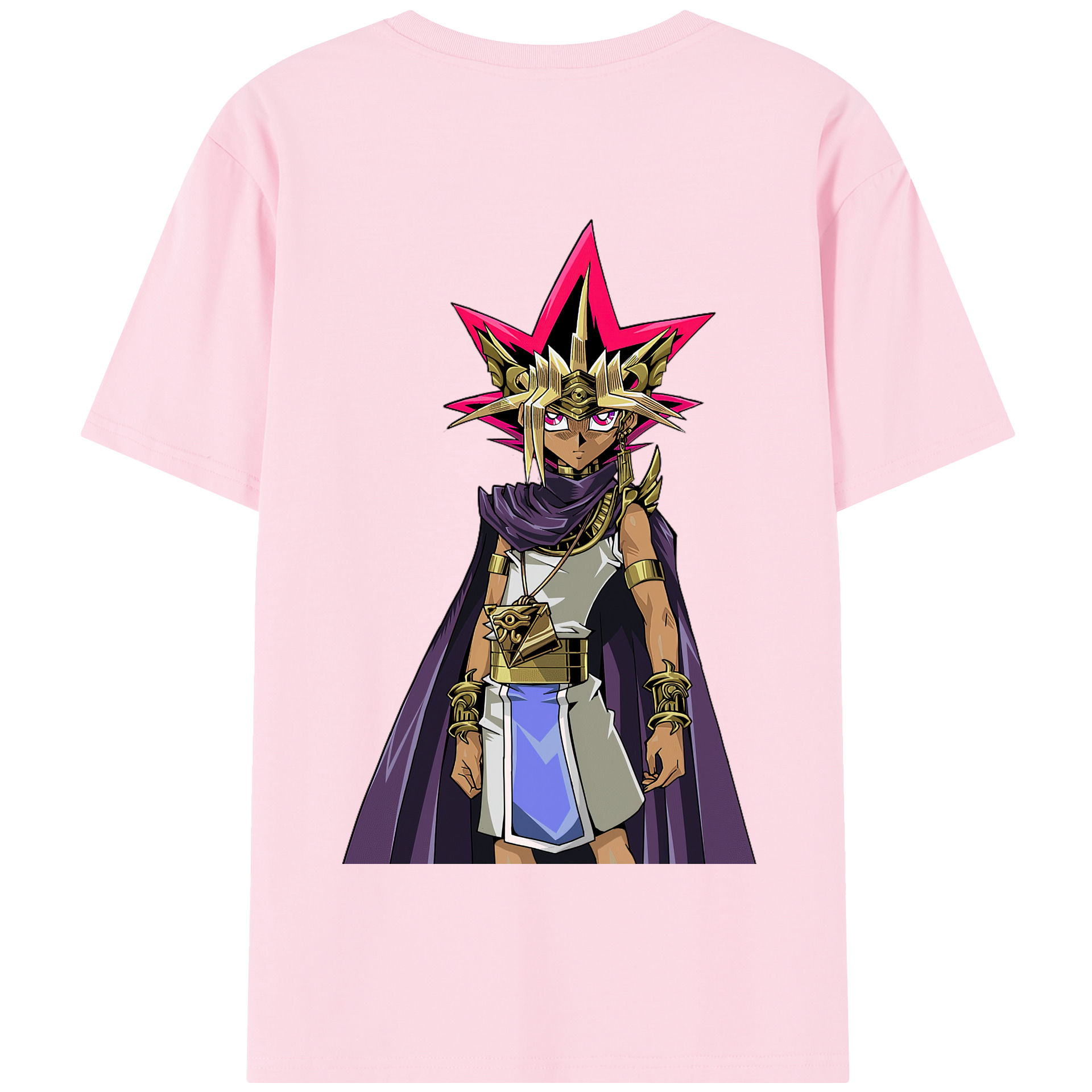 （画像用） 遊☆戯☆王 Yu-Gi-Oh! 綿100％半袖Tシャツ（背面プリント）