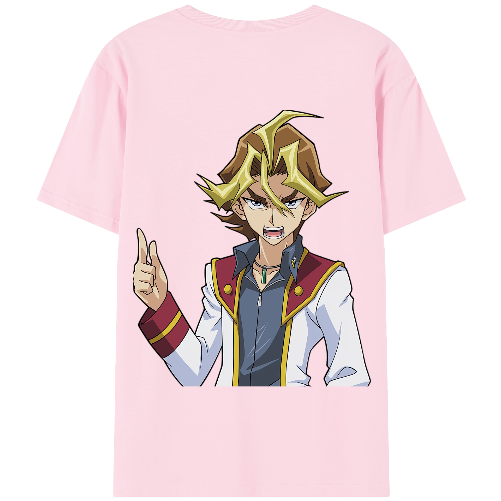 （画像用） 遊☆戯☆王 Yu-Gi-Oh! 綿100％半袖Tシャツ（背面プリント）
